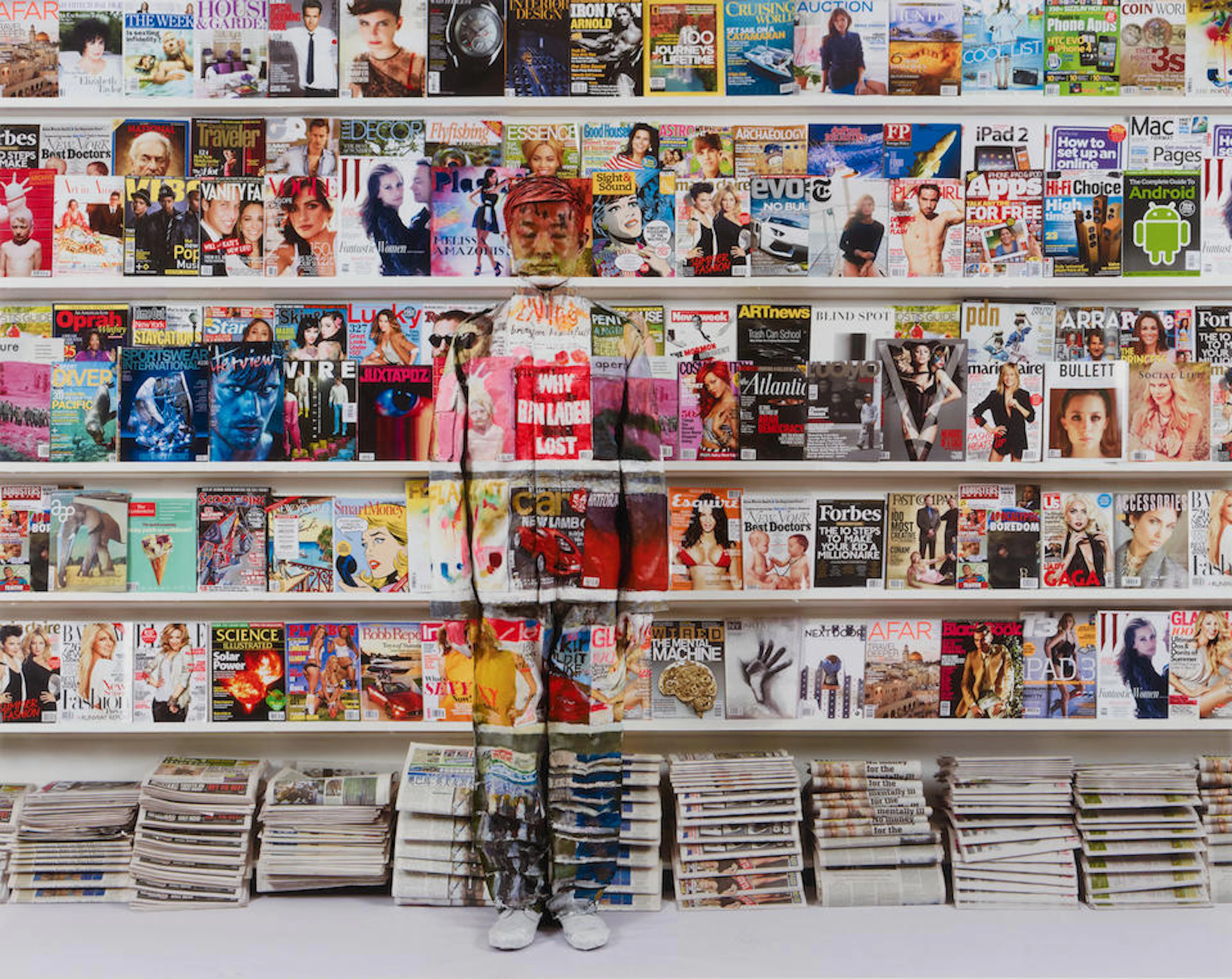 Liu Bolin (born 1973); Hiding in the City, New York #3;