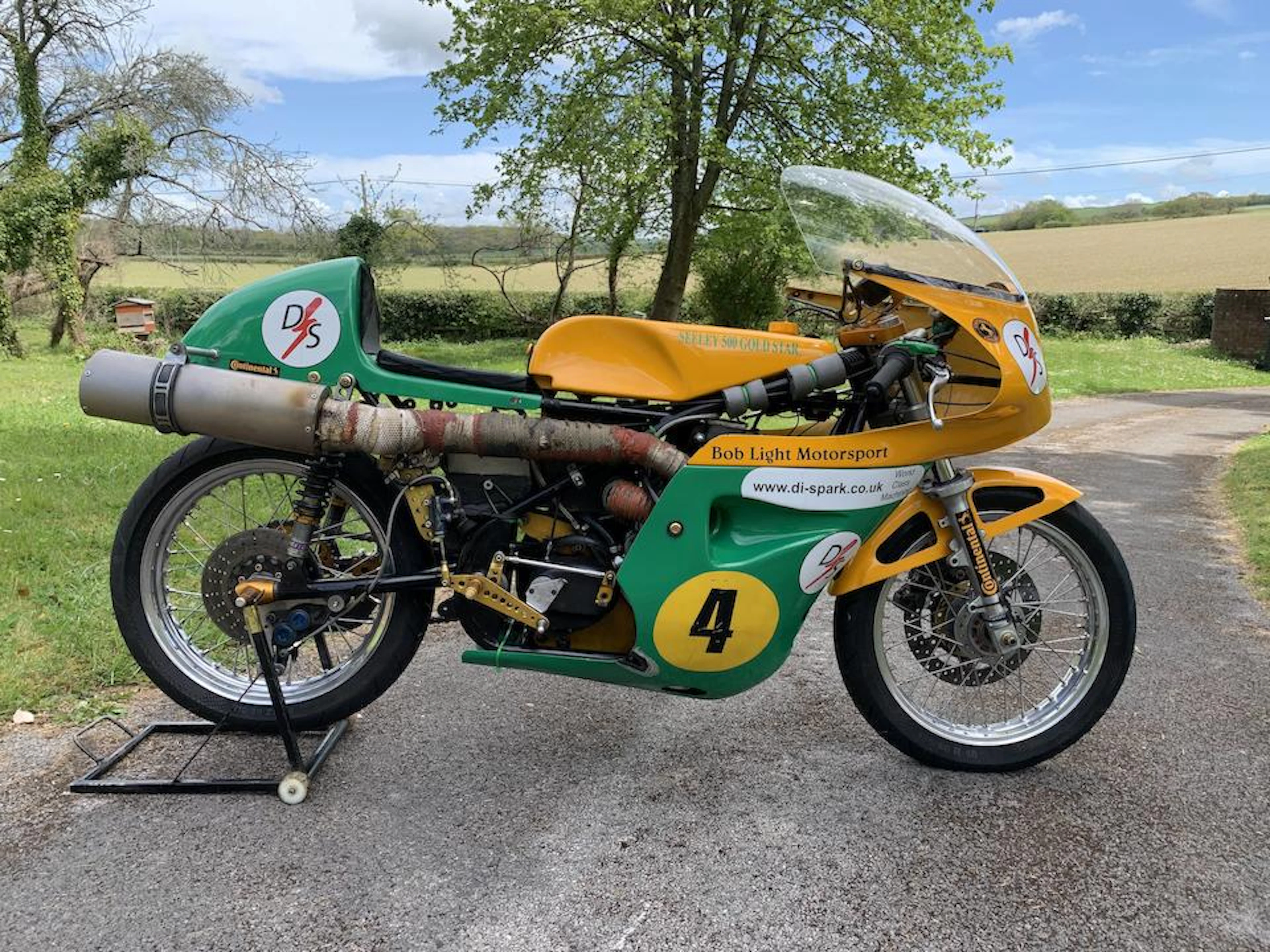 Seeley 500cc Gold Star Replica Racing Motorcycle Frame no