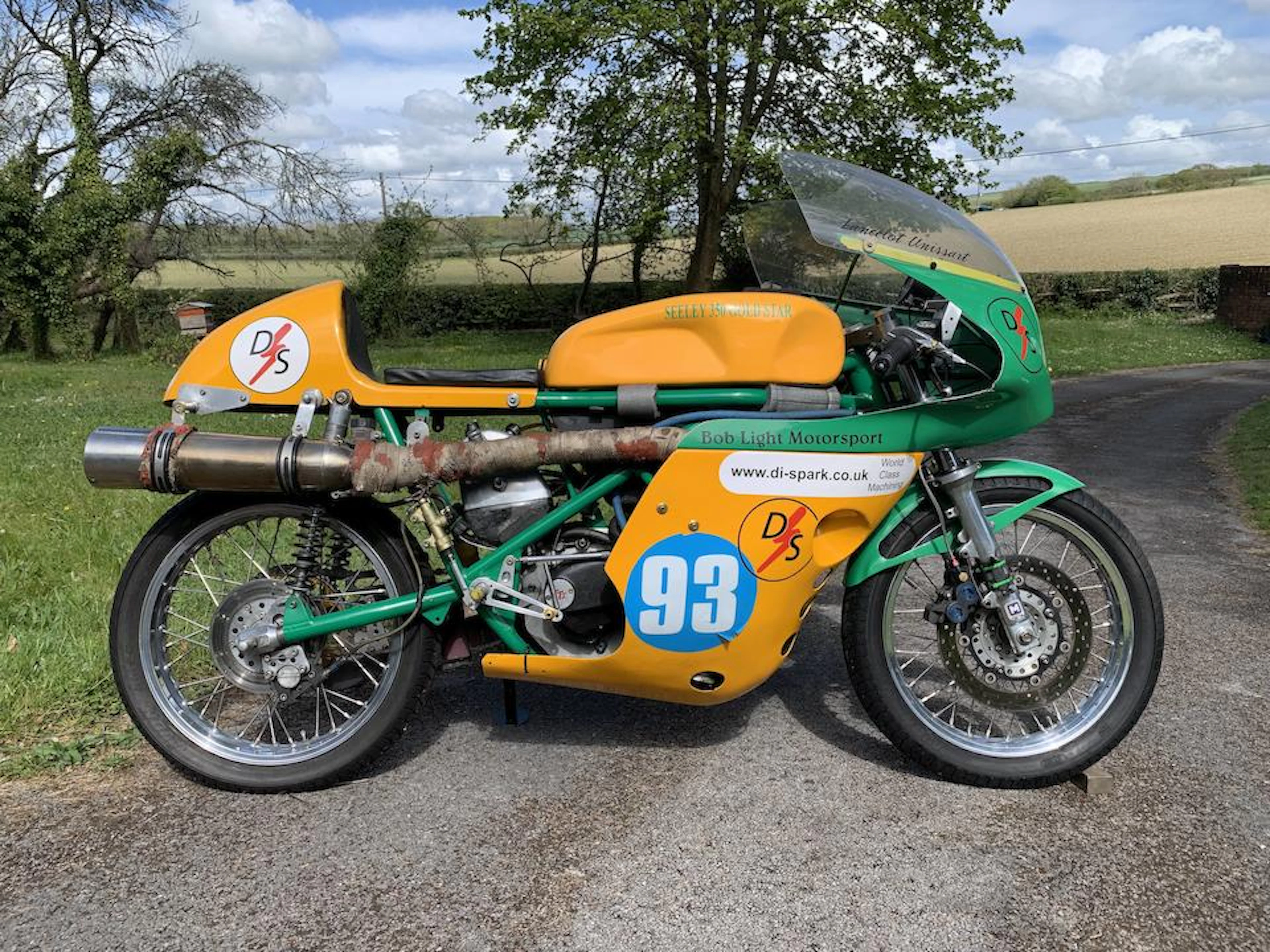 Seeley 350cc Gold Star Replica Racing Motorcycle Frame no