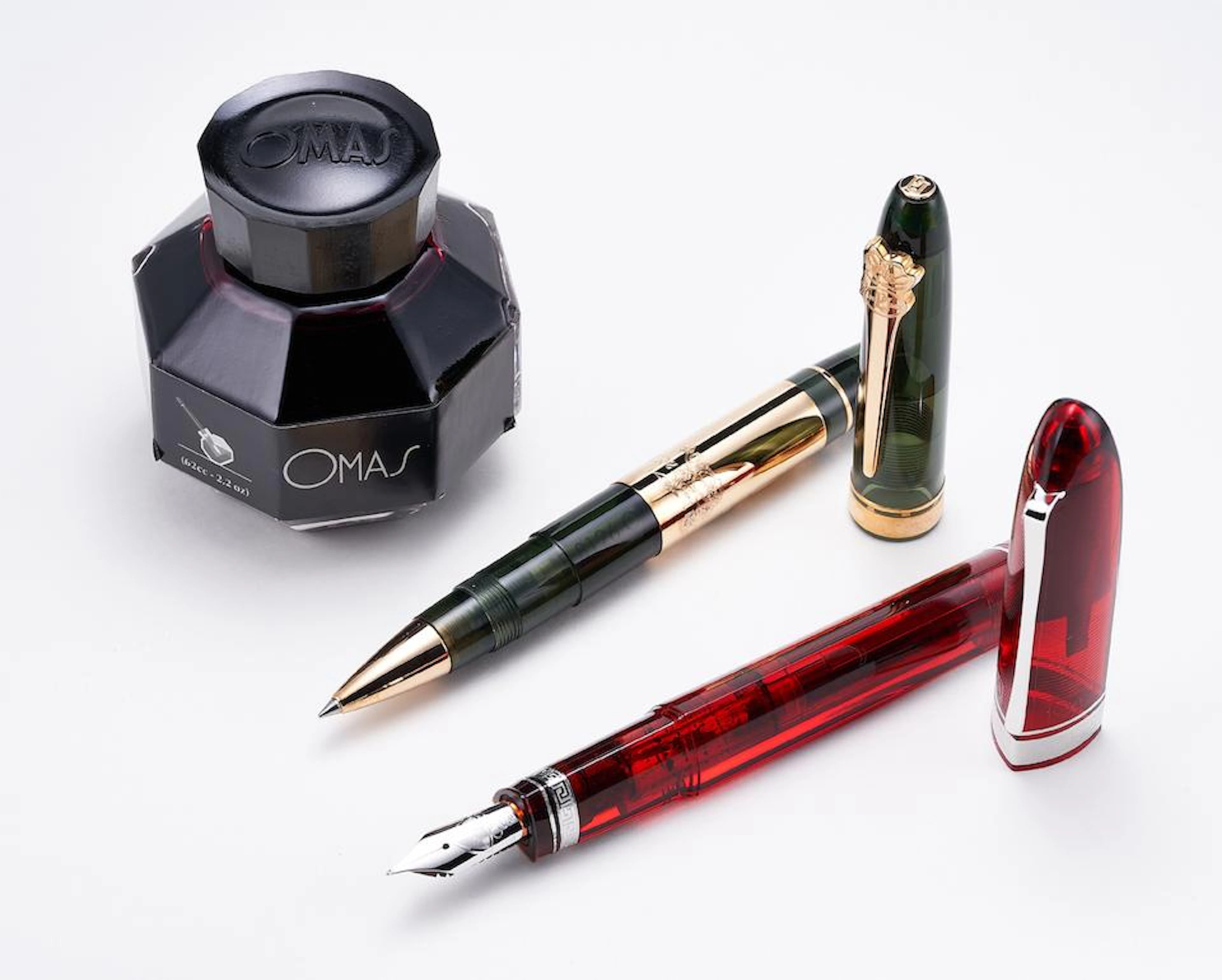 Omas. A Group of Two Fountain Pens