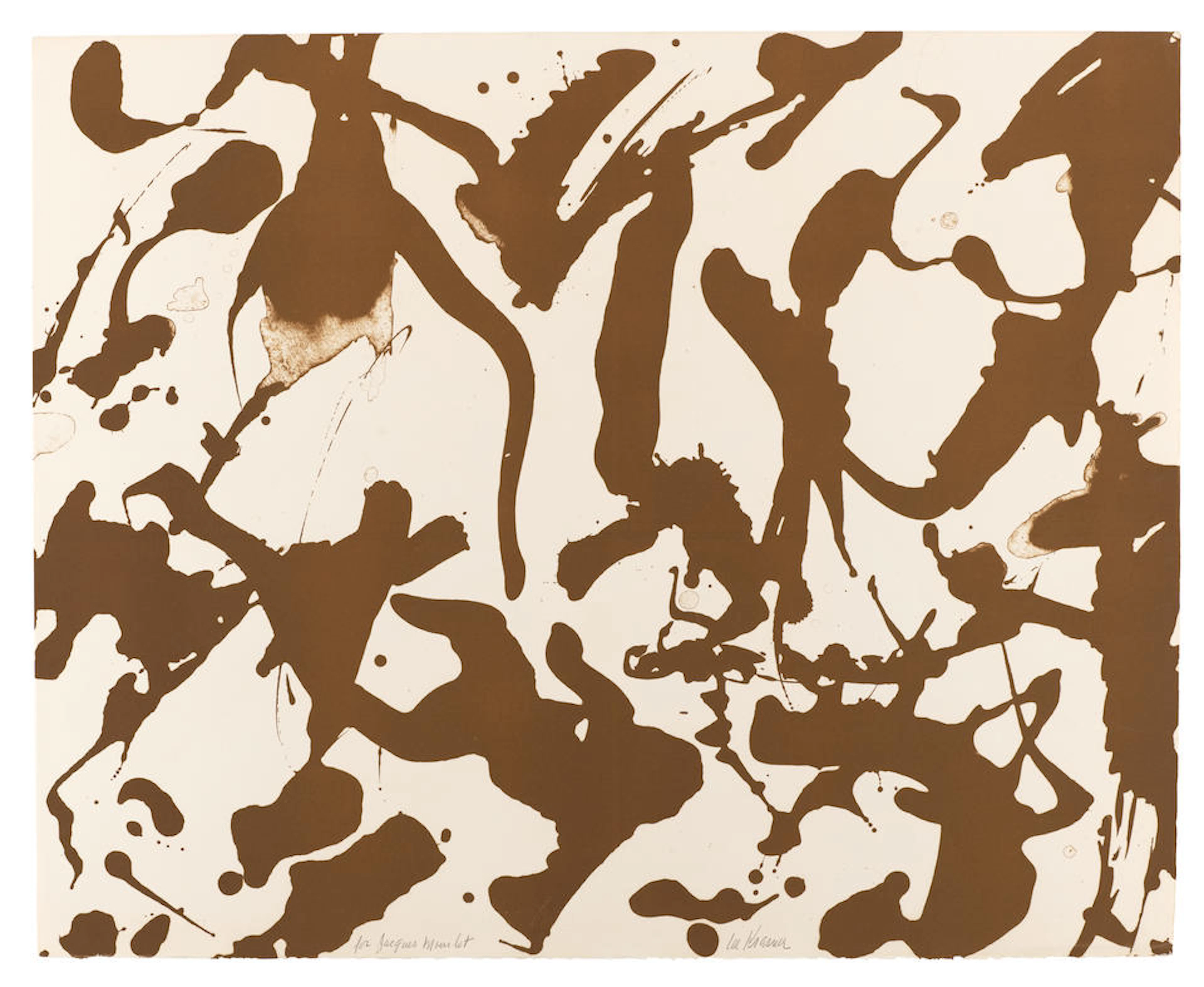 Lee Krasner (1911-1984); Untitled, from Peace Portfolio I;