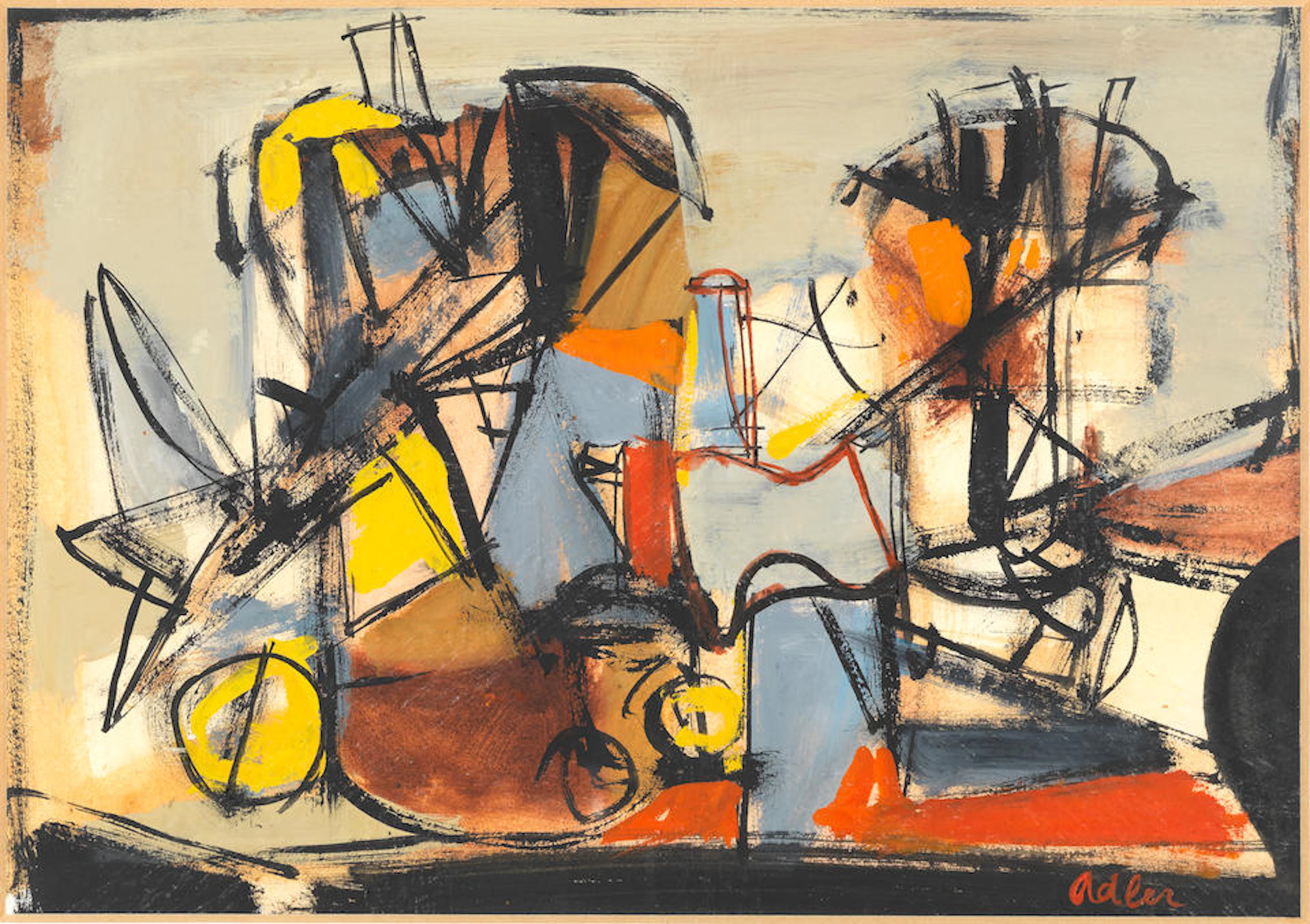 Jankel Adler (Polish, 1895-1949) Untitled