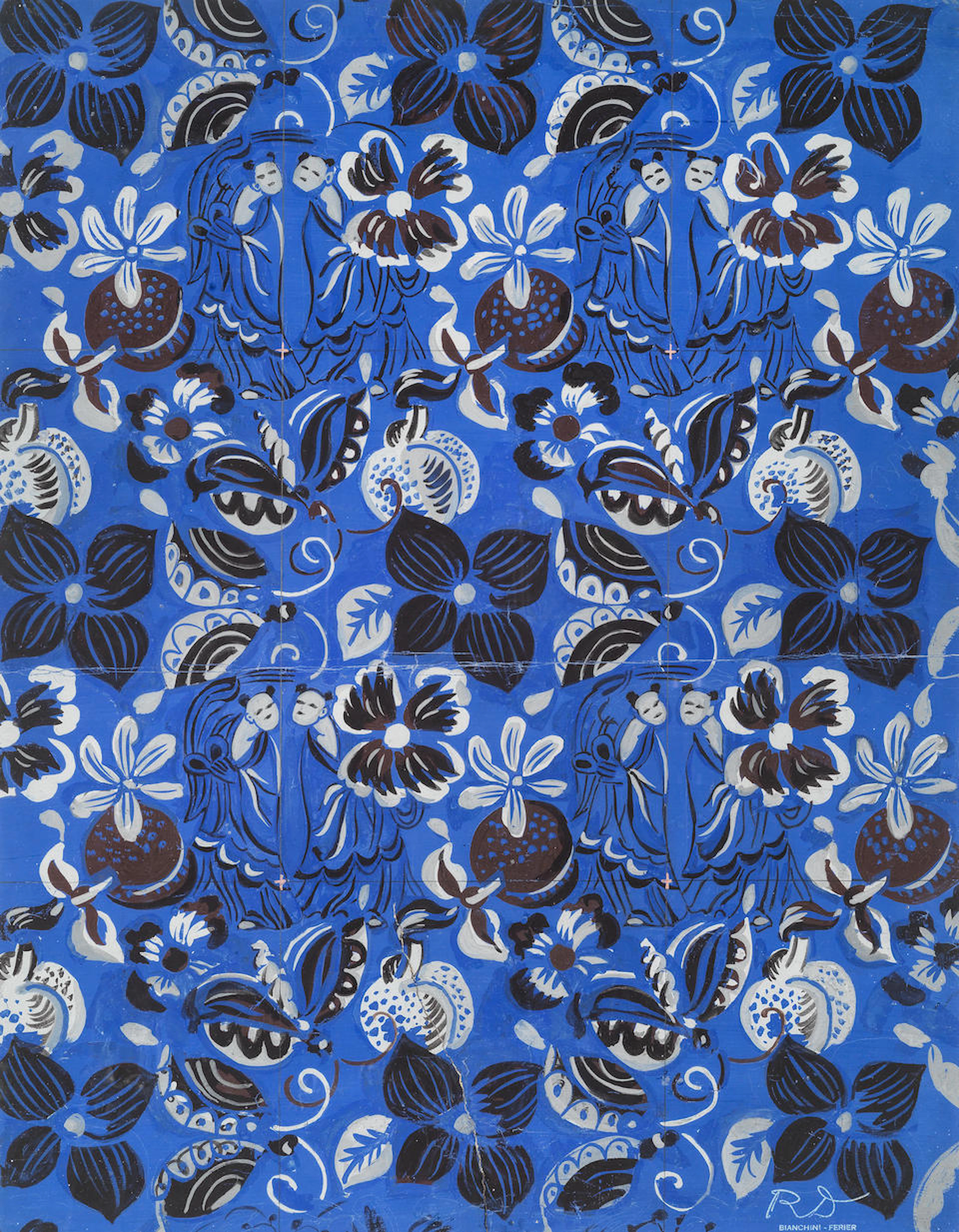 Raoul Dufy (French, 1877-1953) Textile design