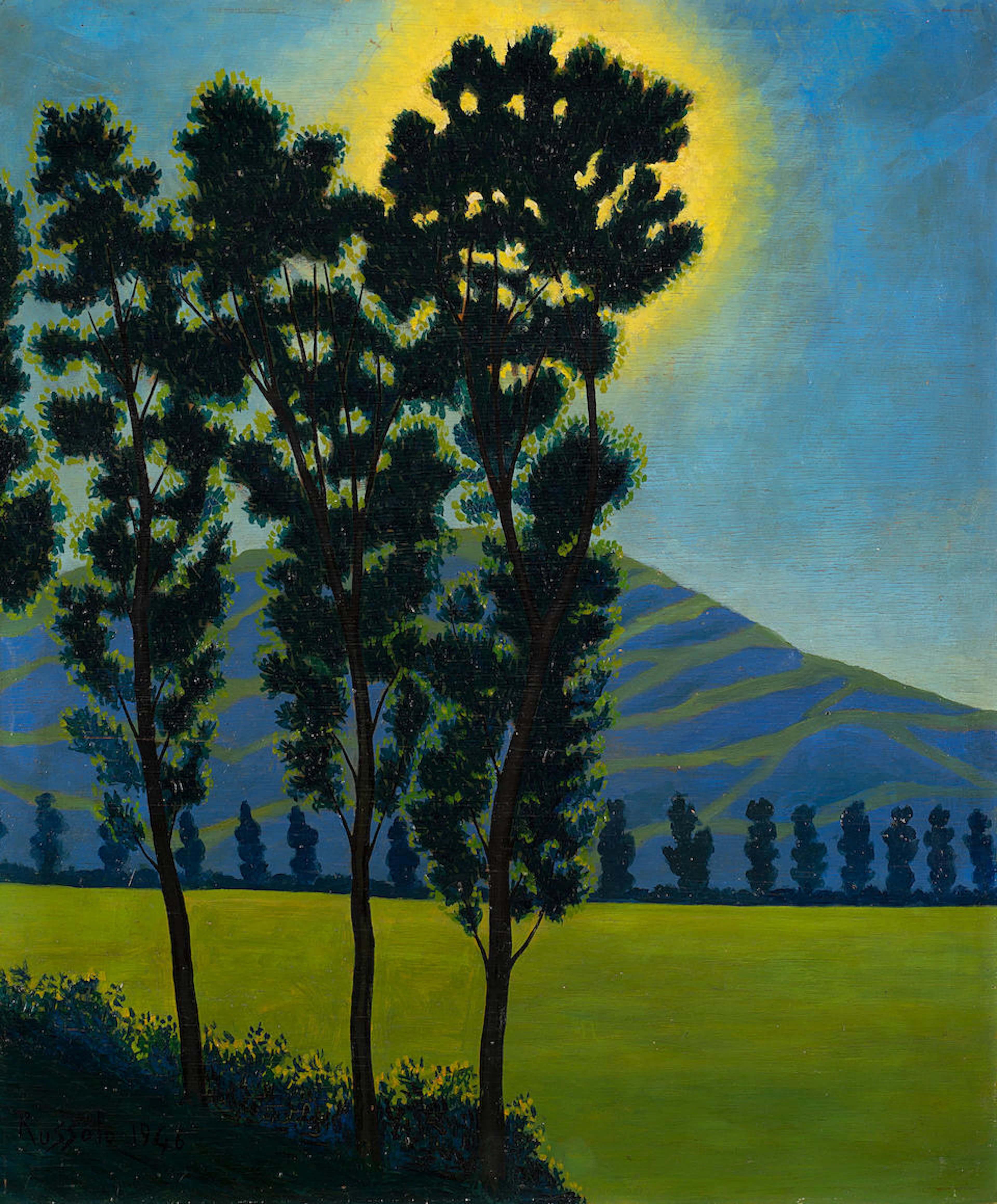LUIGI RUSSOLO (1885-1947) Il sole nascosto (Painted in 1946)