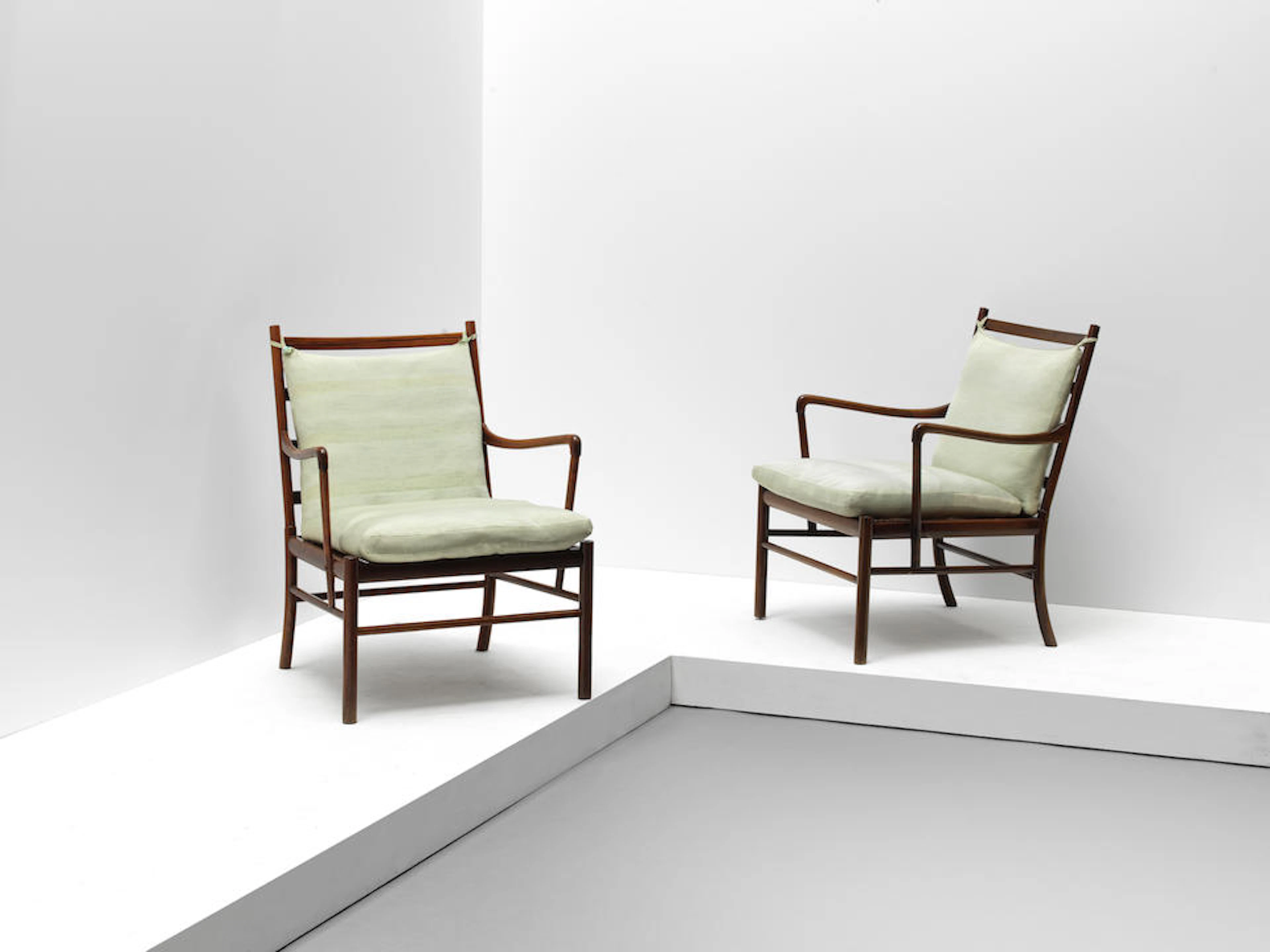 Ole Wanscher Pair of 'Colonial' armchairs, model no. 149, circa 1949