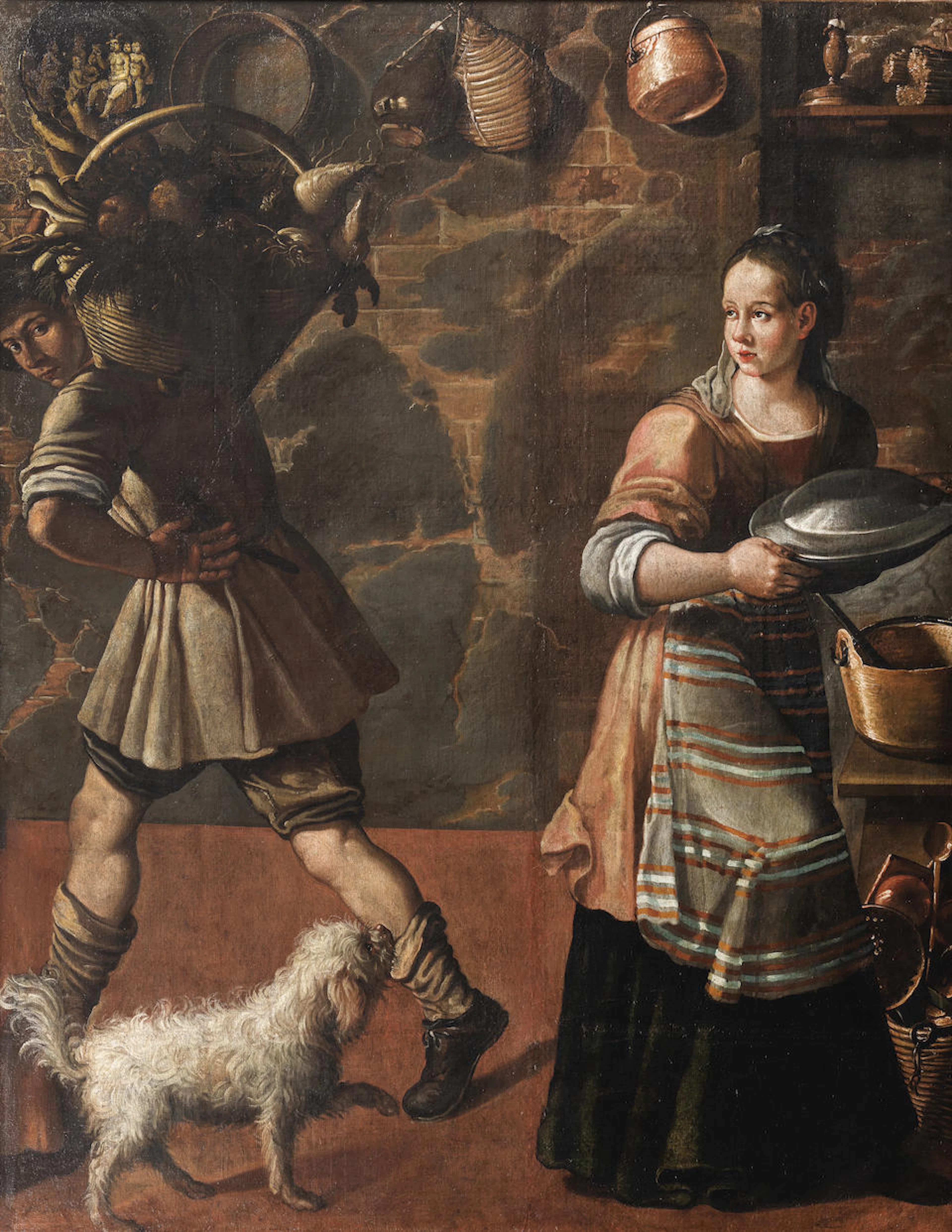 Circle of Vincenzo Campi (Cremona 1532-1591) A peasant...