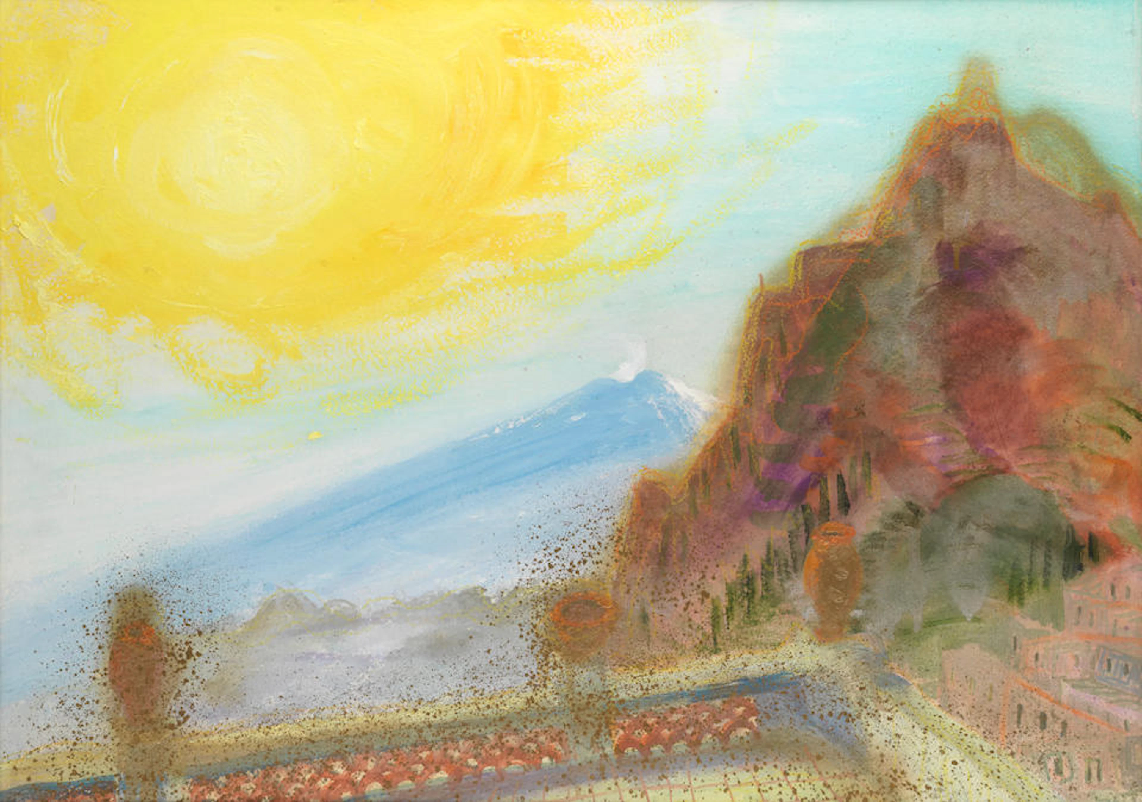 Winifred Nicholson (British, 1893-1981) Greek Landscape