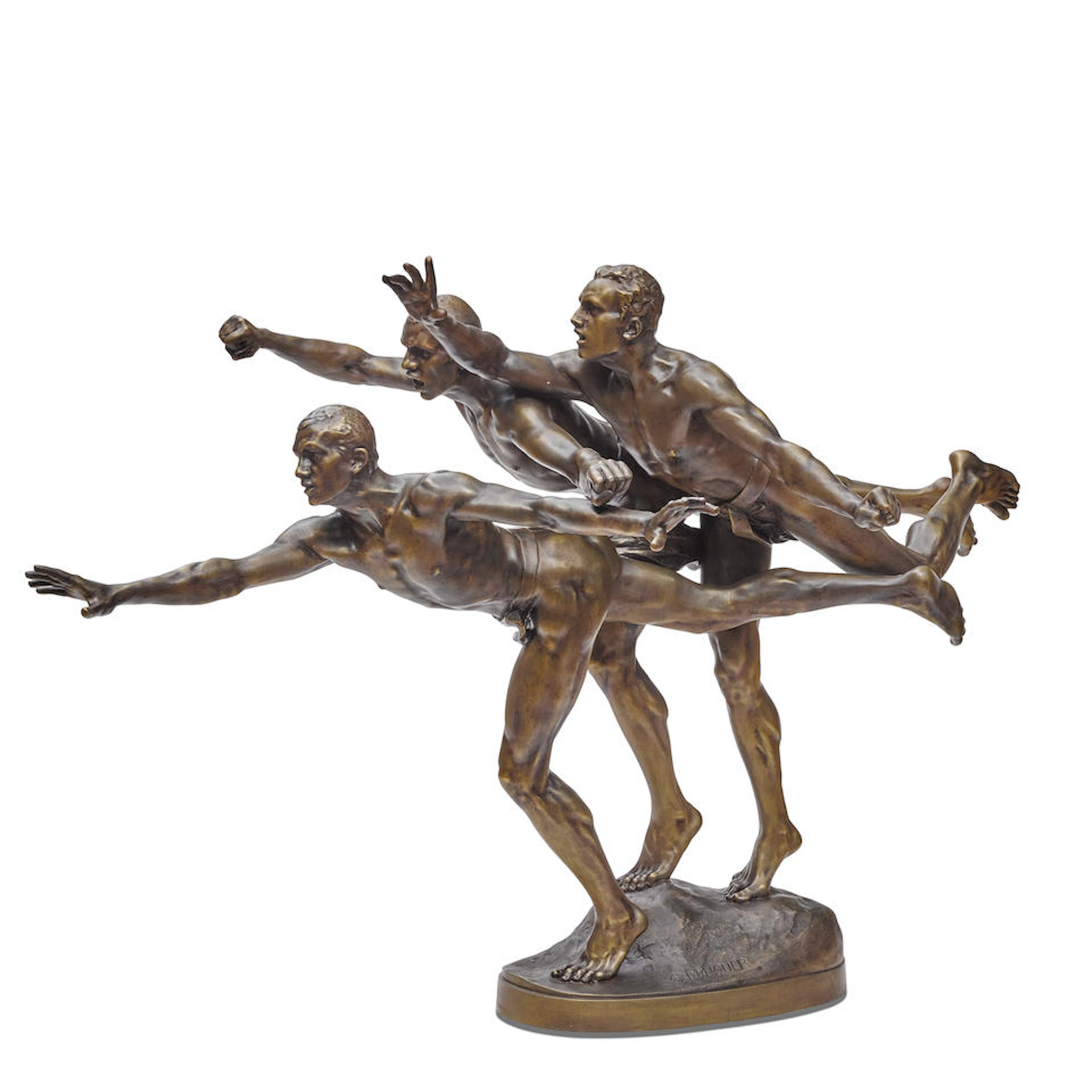 Alfred Boucher (1850-1934) Au Butpatinated bronze