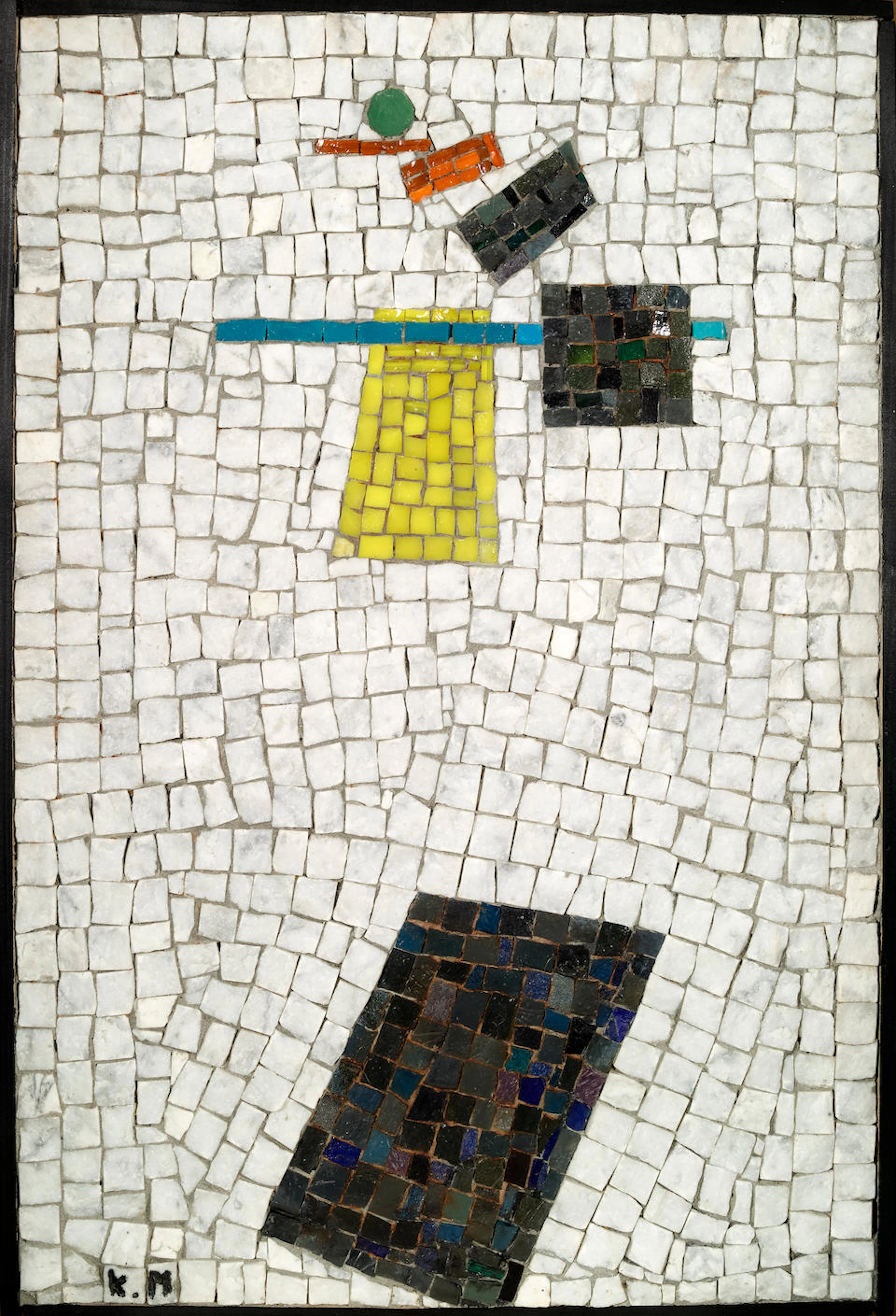 Heidi Melano (1929-2014) Suprematist Mosaic Panelcirca...