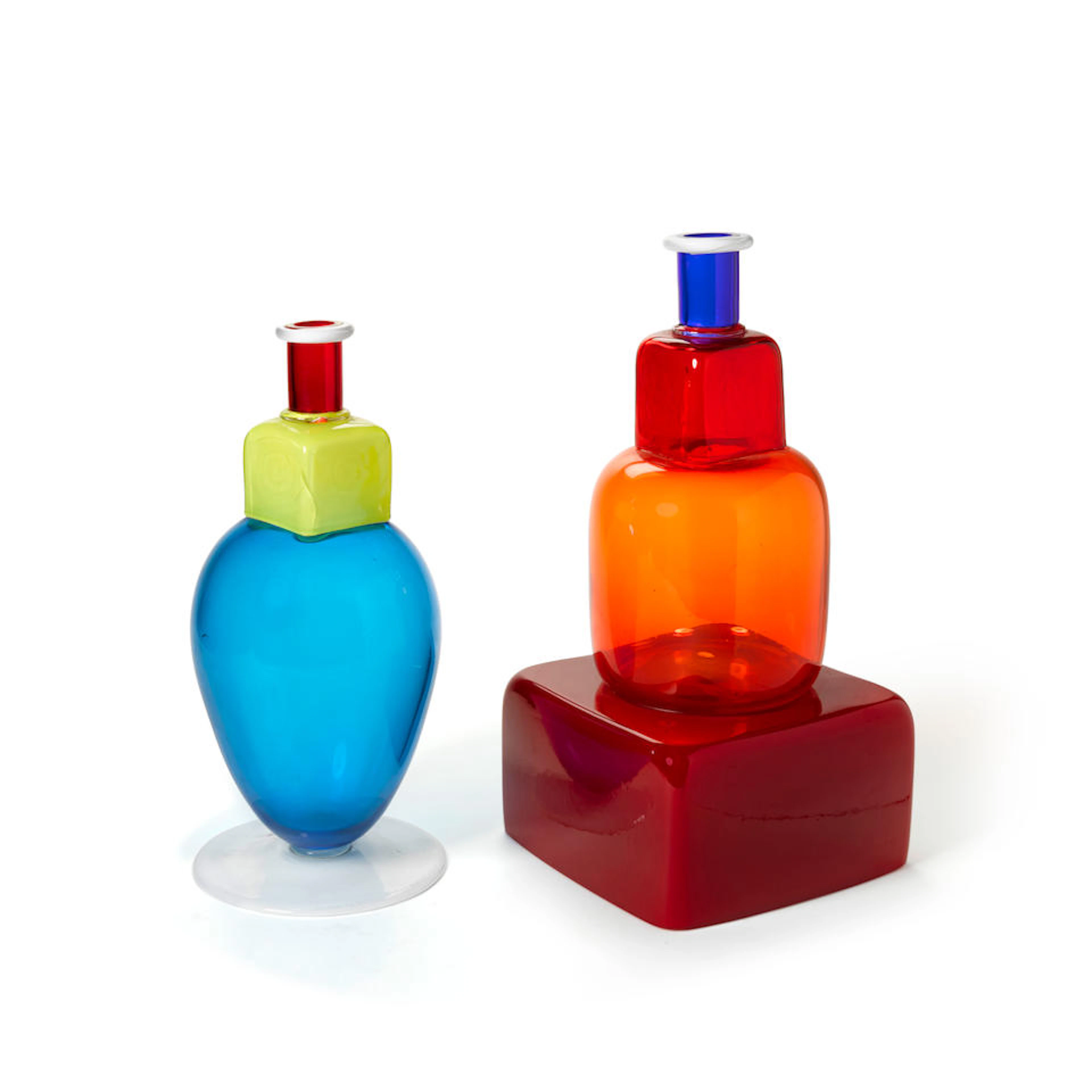 Marco Zanini (Born 1954) Chiri Vase and Kita Vase1986for Memphis Milano