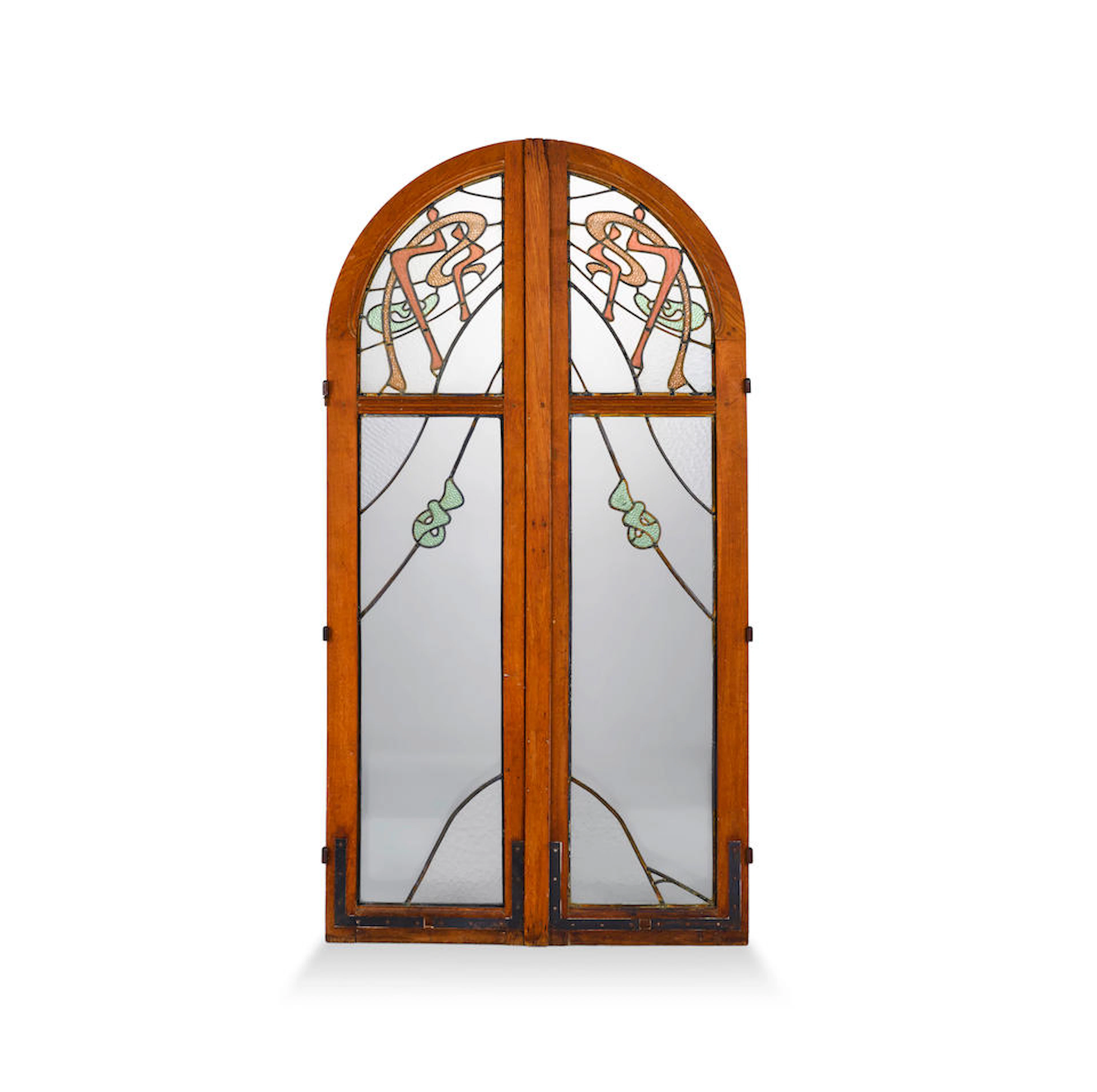 HECTOR GUIMARD (1867-1942) Pair of Doorscirca 1895-98from the Castel Beranger