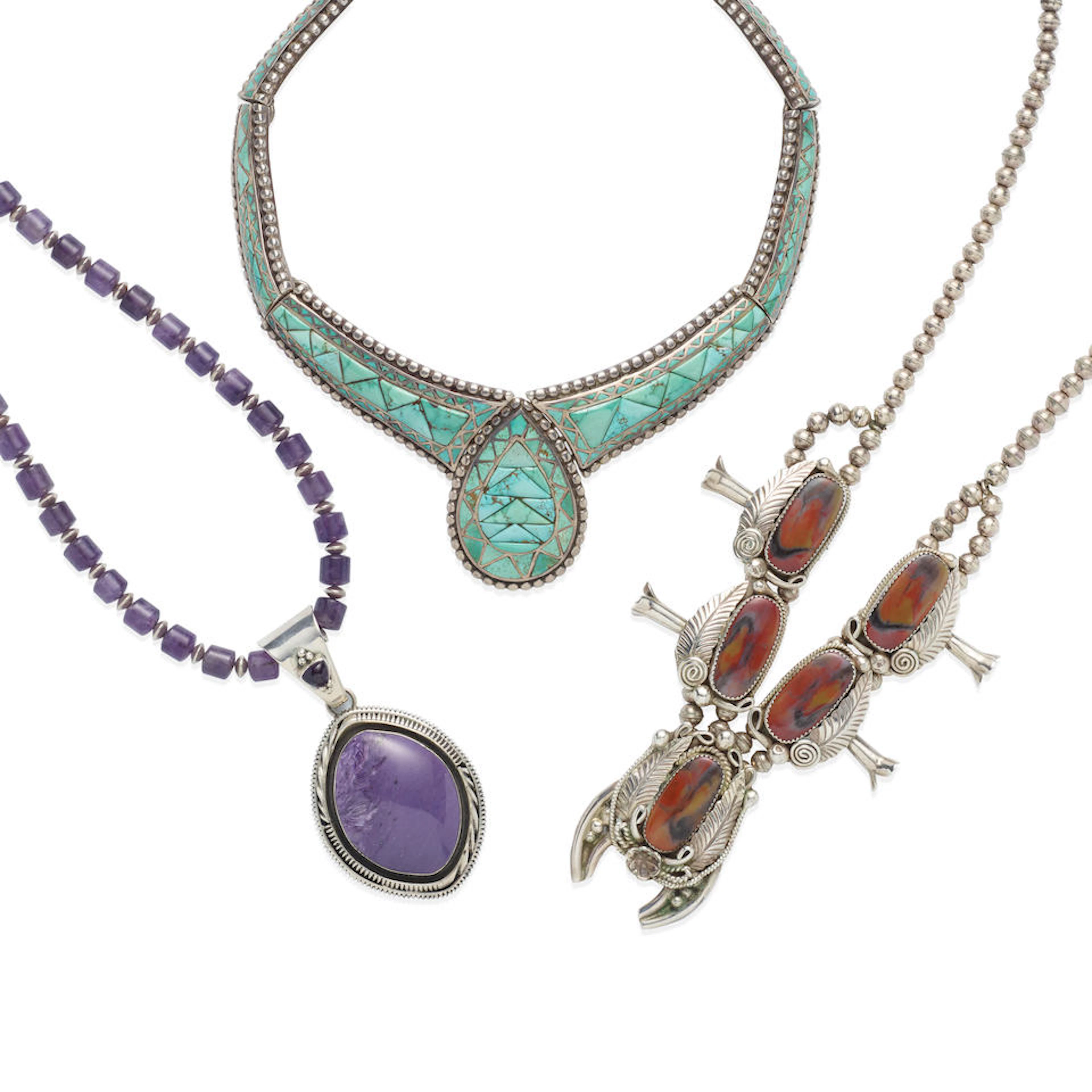 Three Southwest necklaces