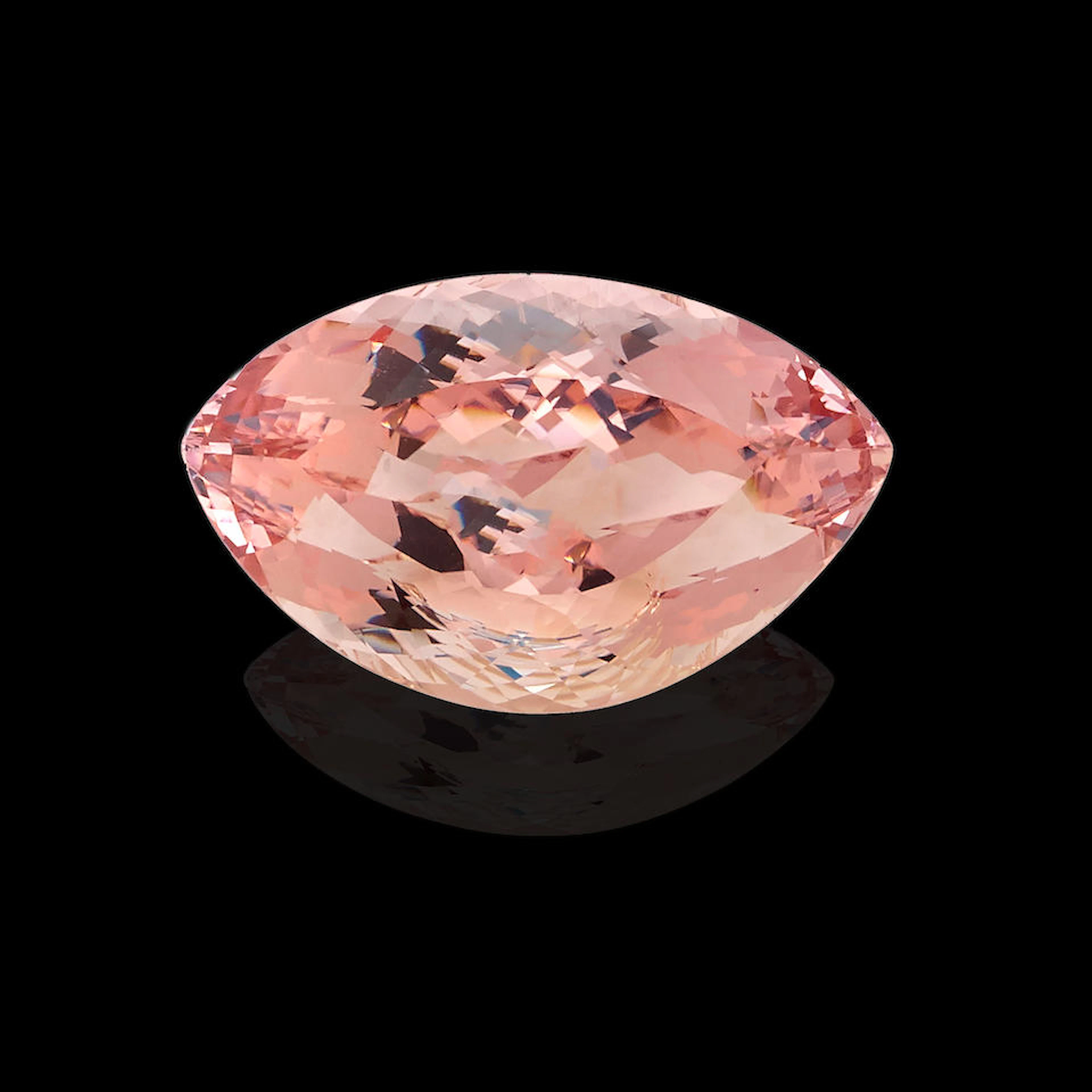 Designer-Cut Morganite--"A Member of the 100 Carats Club"