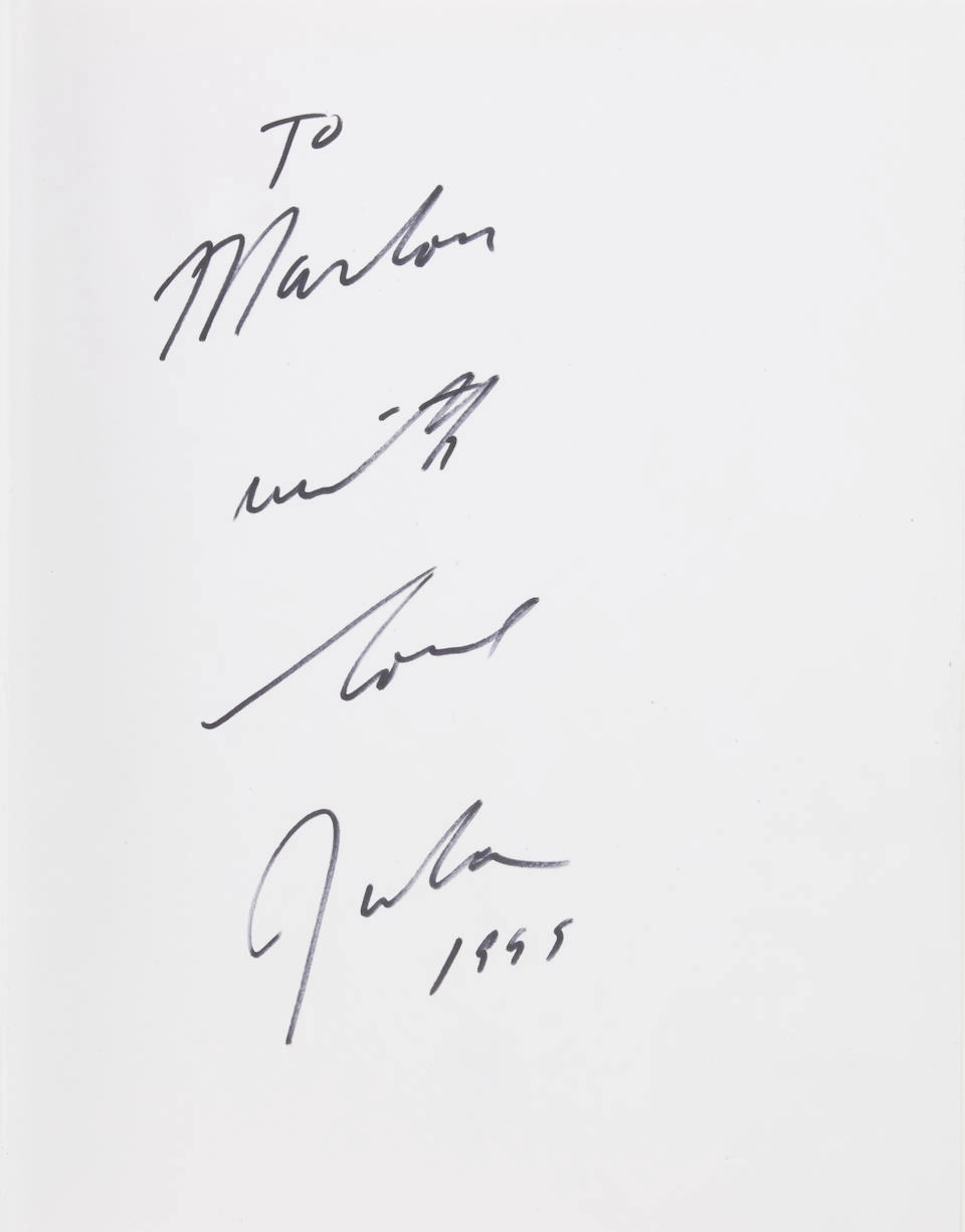 Two Marlon Brando books from Julian Schnabel