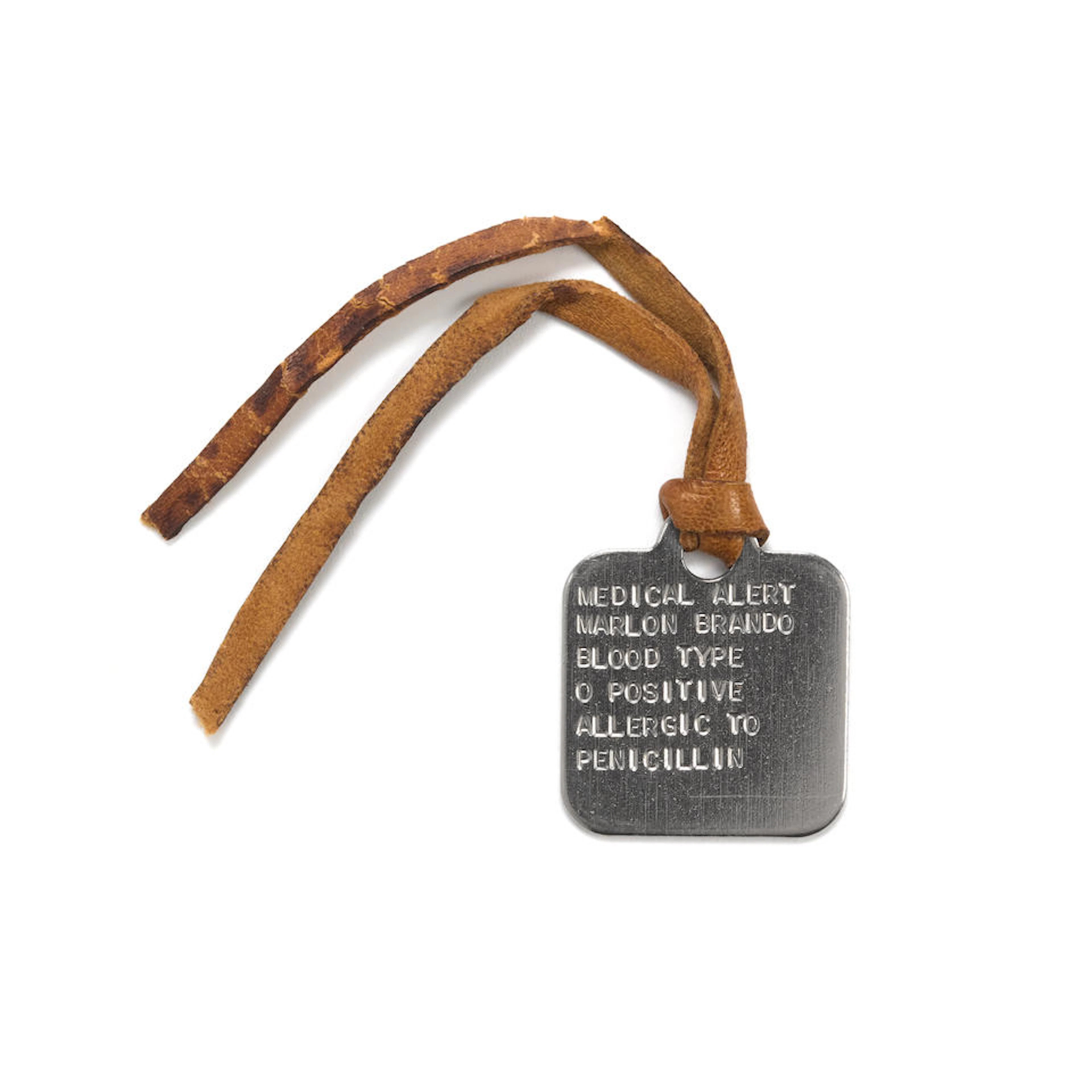 A Marlon Brando Blood type tag