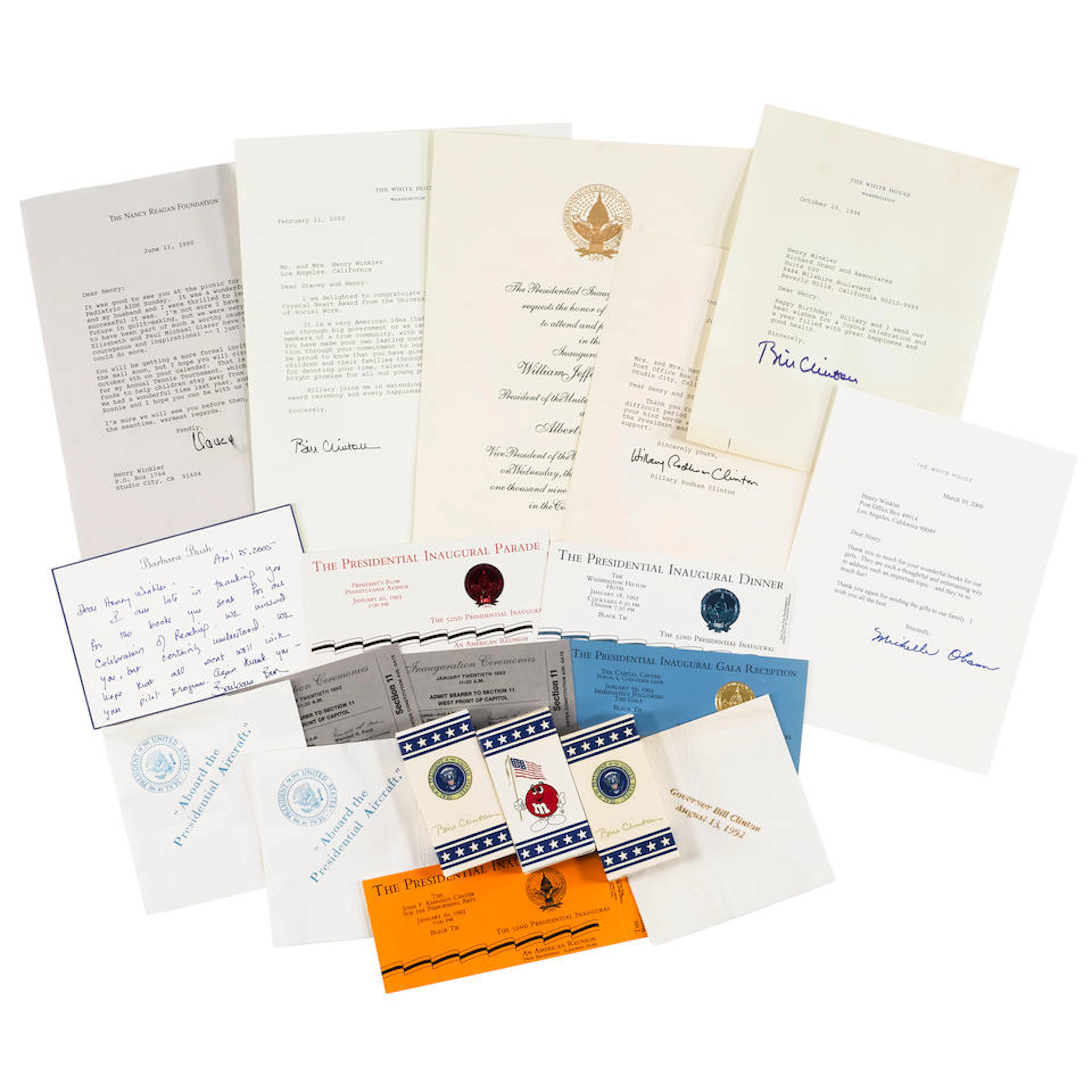 Henry Winkler: A collection of political memorabilia