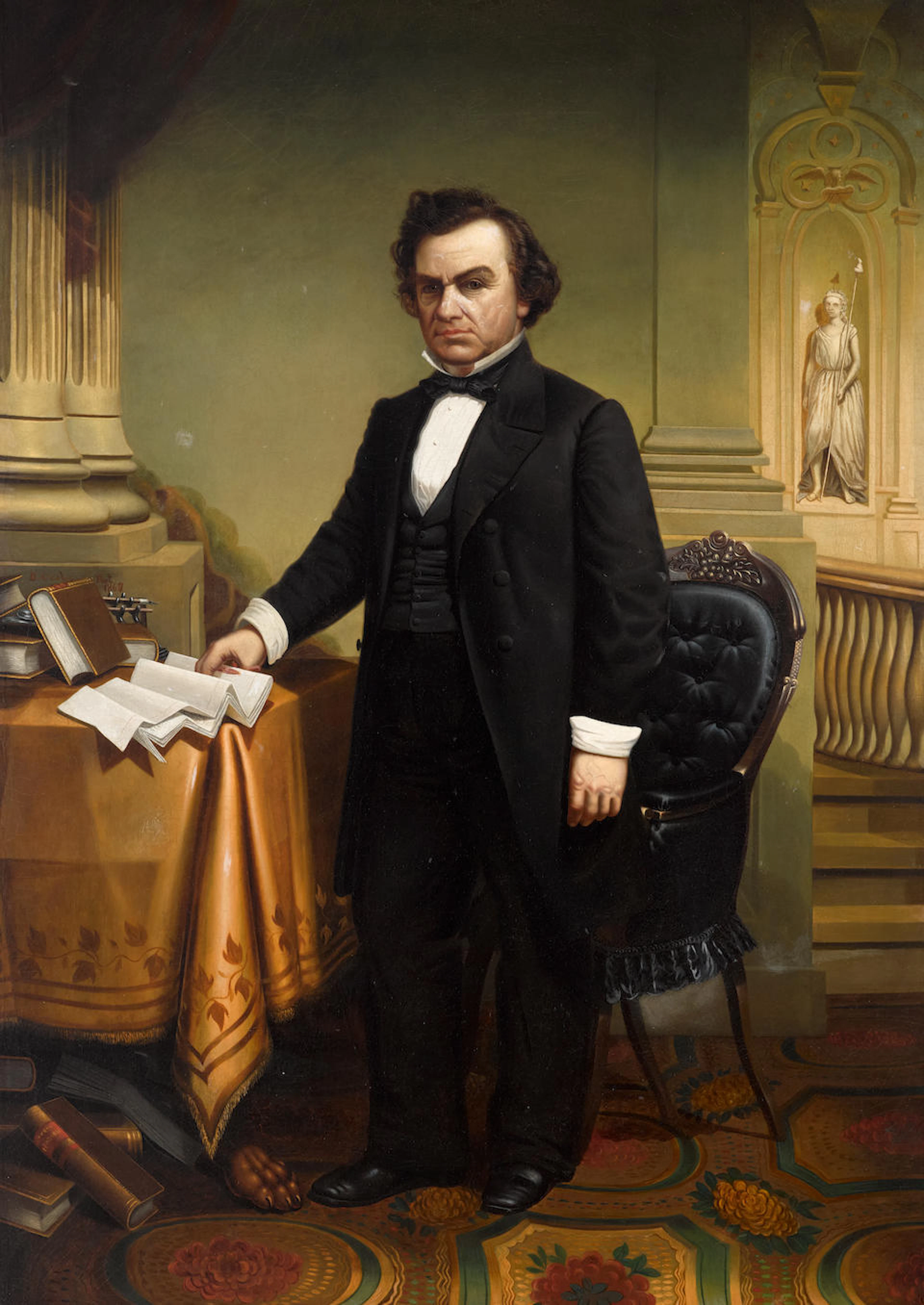 FULL-LENGTH PORTRAIT OF STEPHEN DOUGLAS