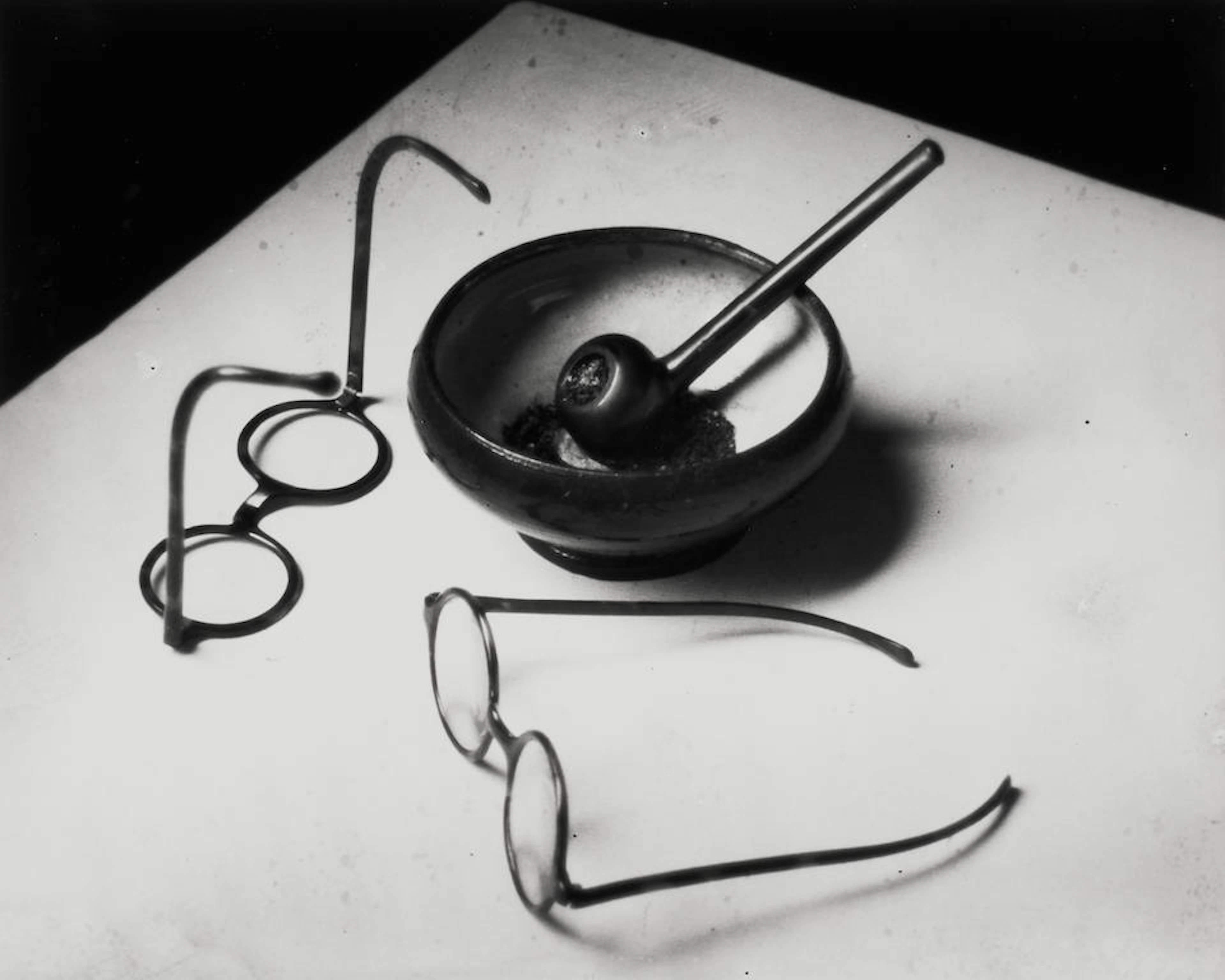 André Kertész (1894-1985); Mondrian's Pipe and Glasses, Paris; (2)