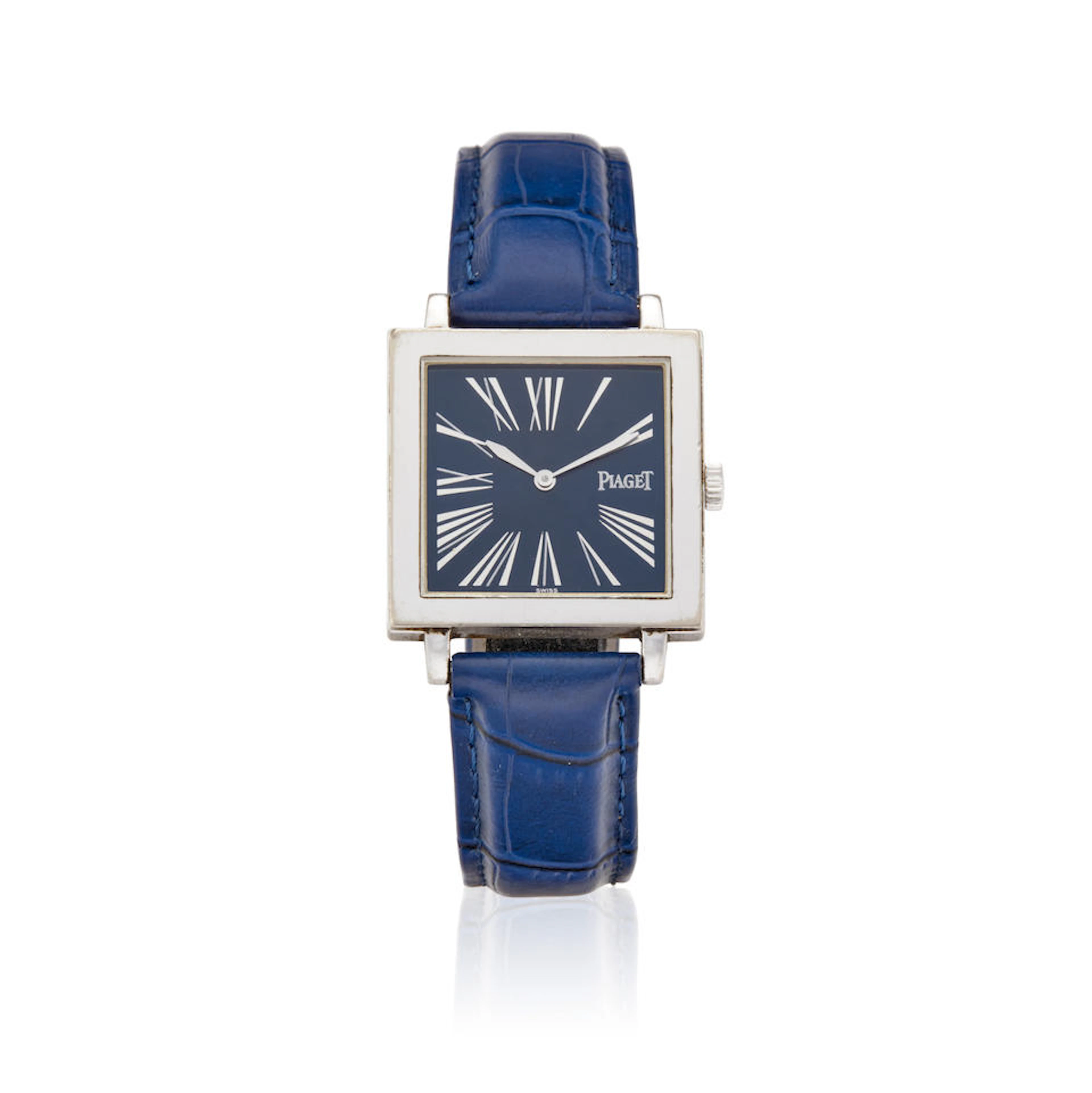 PIAGET. AN 18K WHITE GOLD WRISTWATCH Altiplano, Ref: 9930,