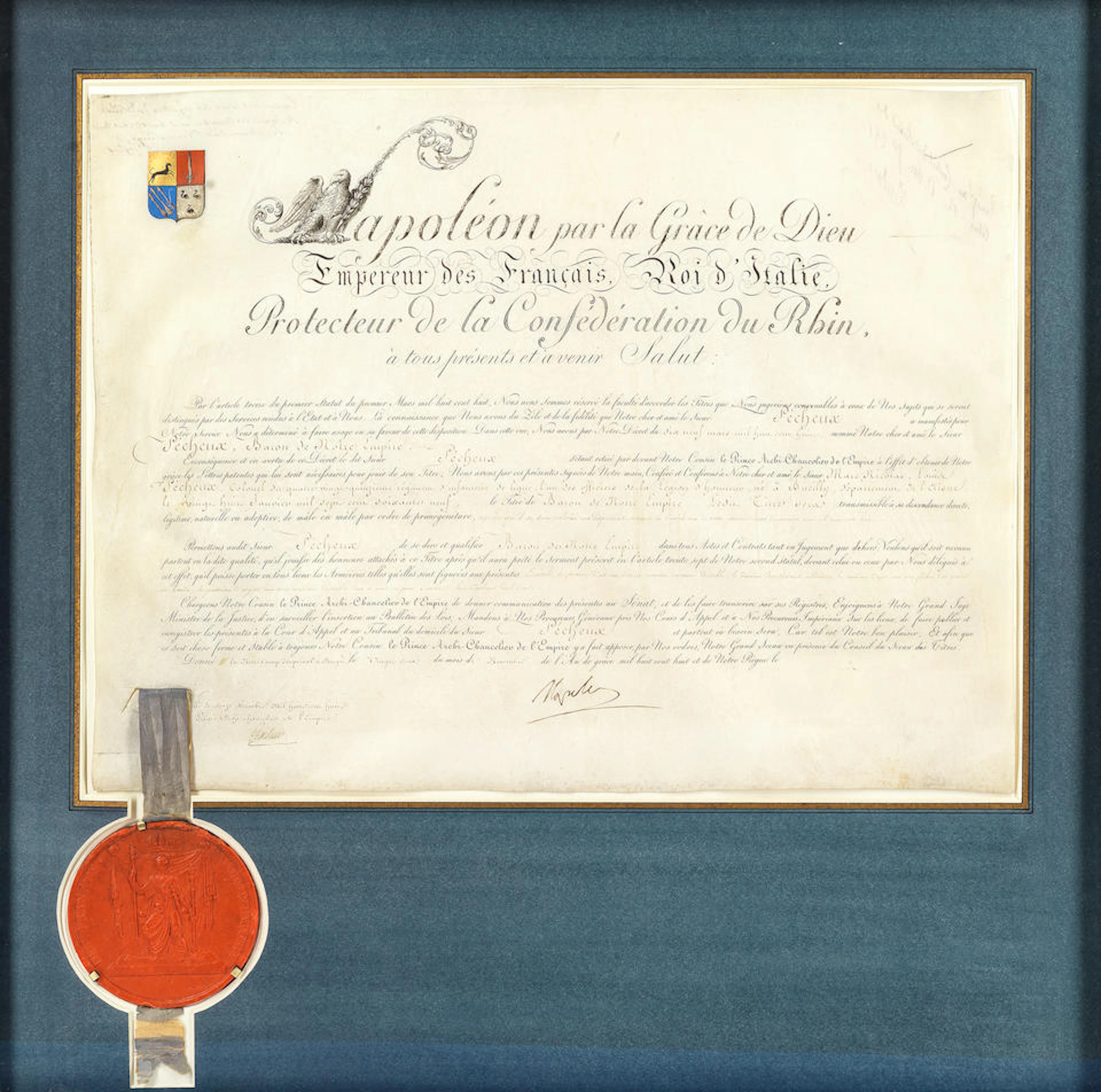 BREVET NAPOLEON BONAPARTE