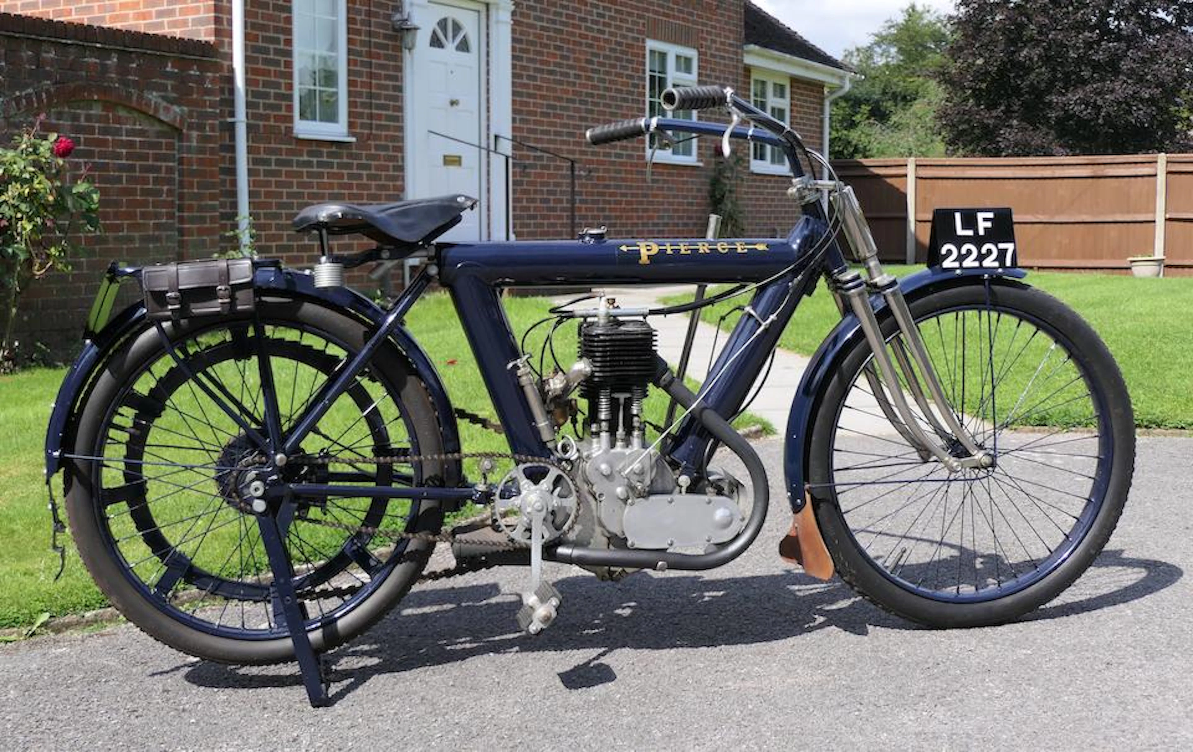 1911 Pierce 592cc Single Frame no. 4447 Engine no. 4284