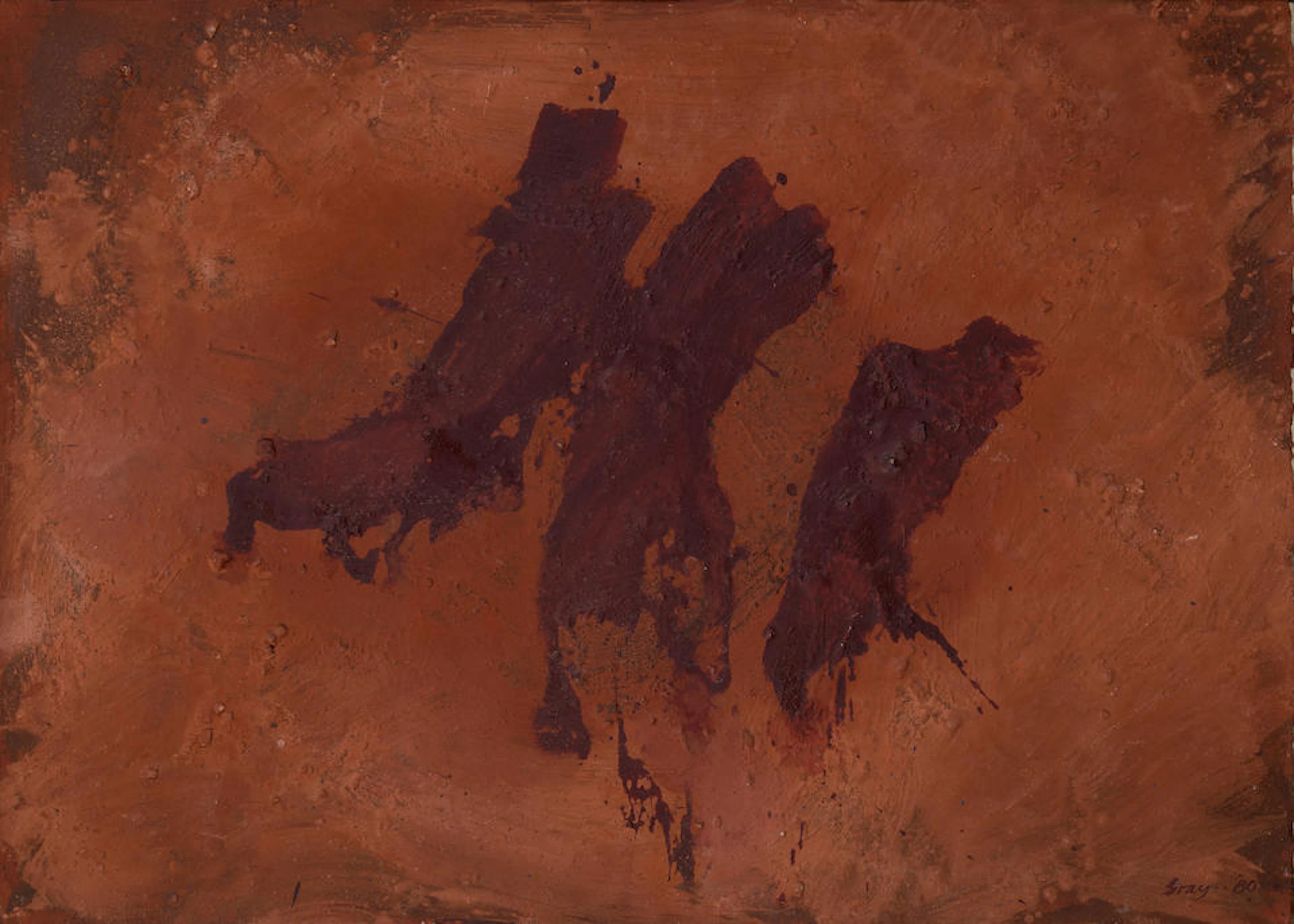 CLEVE GRAY (1918-2004) Roman Walls #38 1980