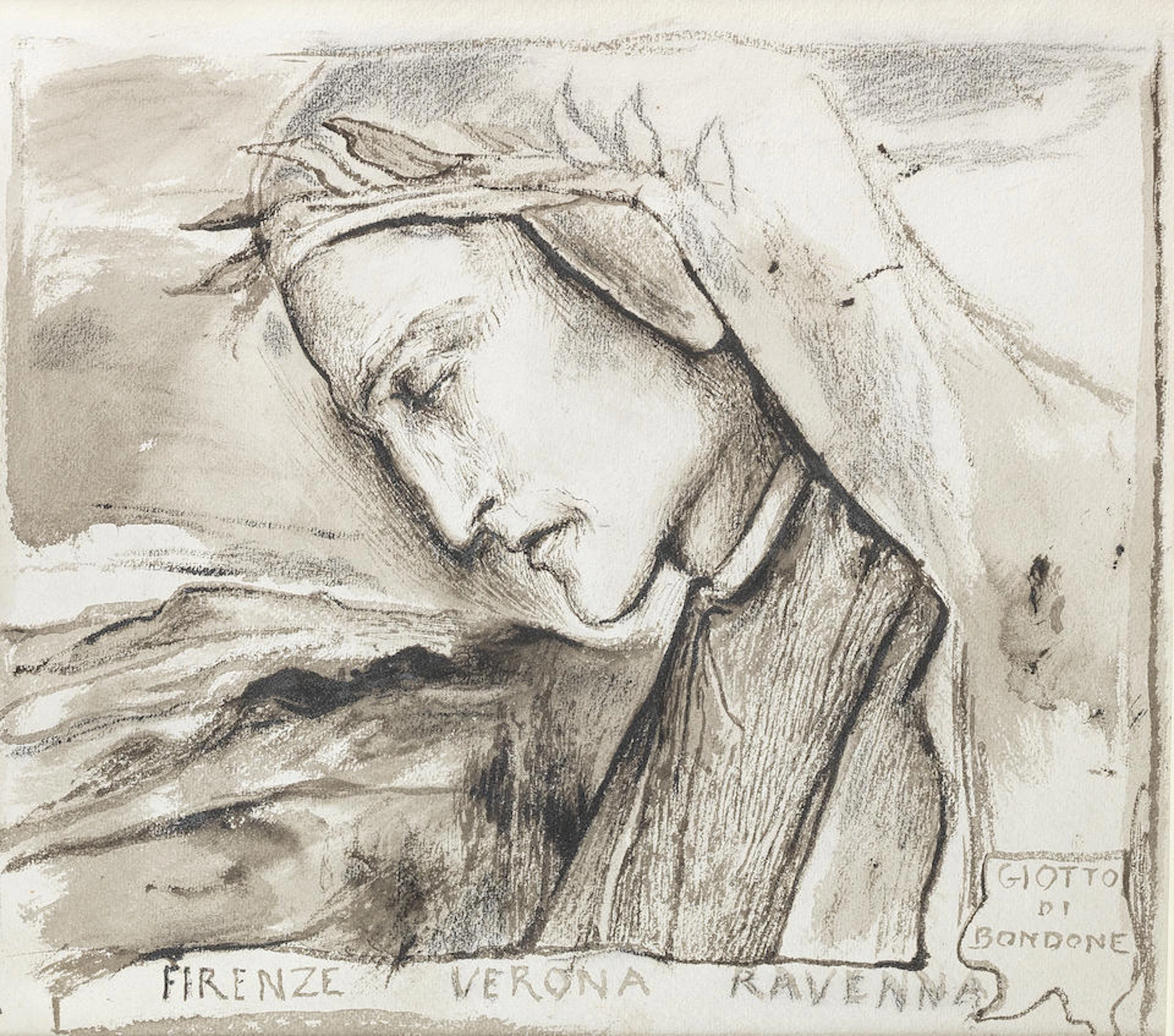 Simeon Solomon (British, 1840-1905) Dante