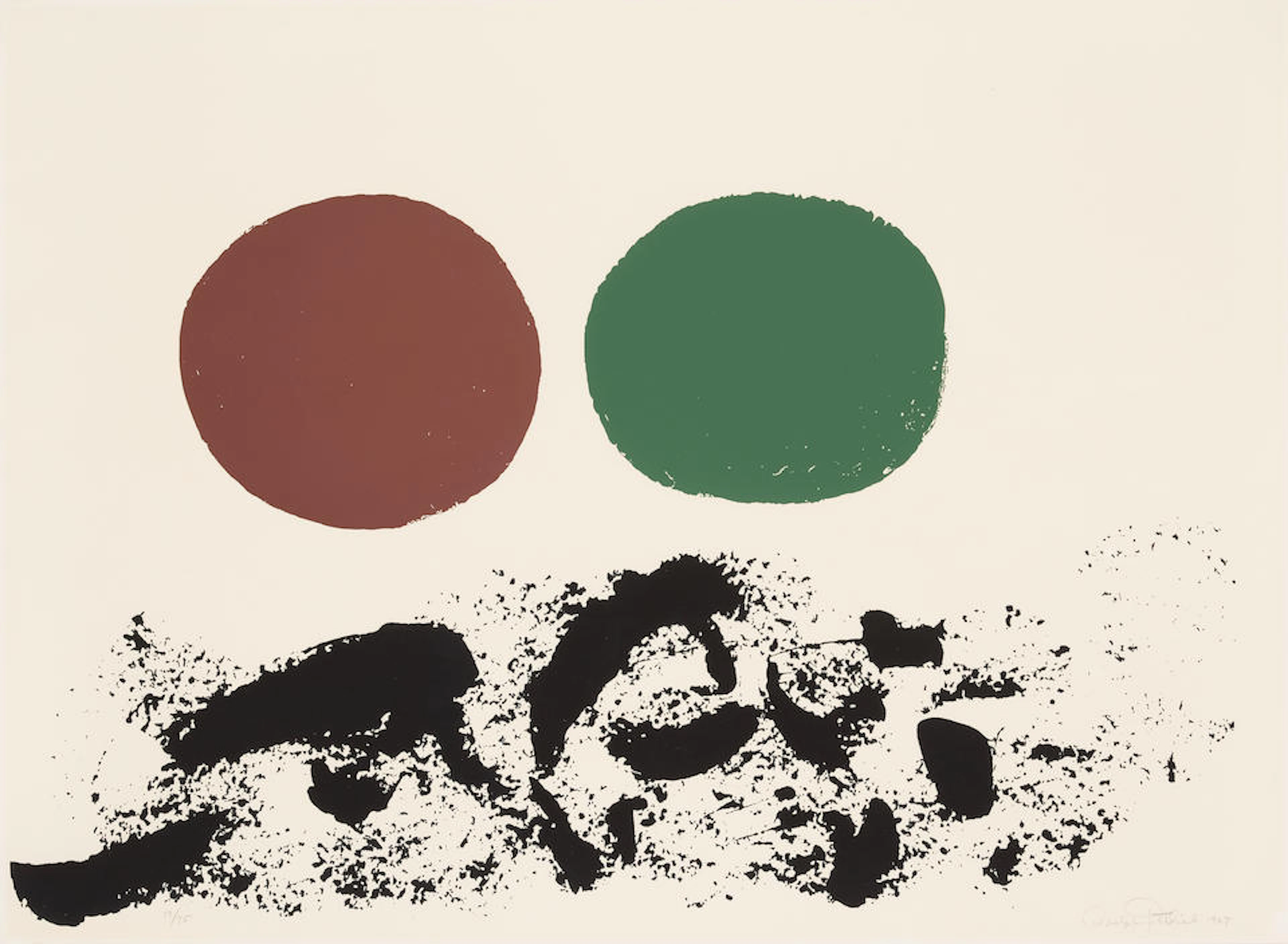 Adolph Gottlieb (1903-1974); Flurry;