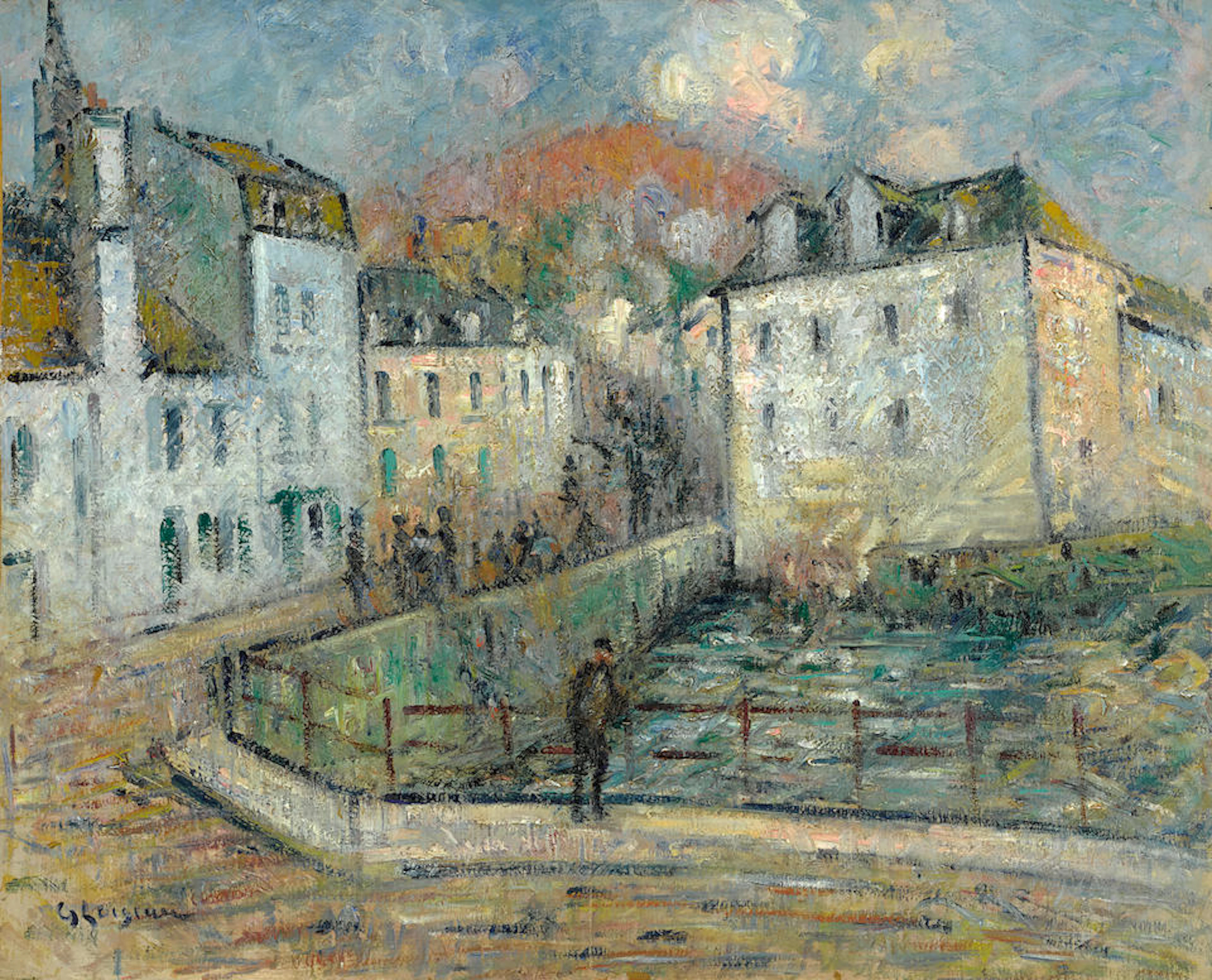 GUSTAVE LOISEAU (1865-1935) Le moulin de Pont-Aven 23 5/8...