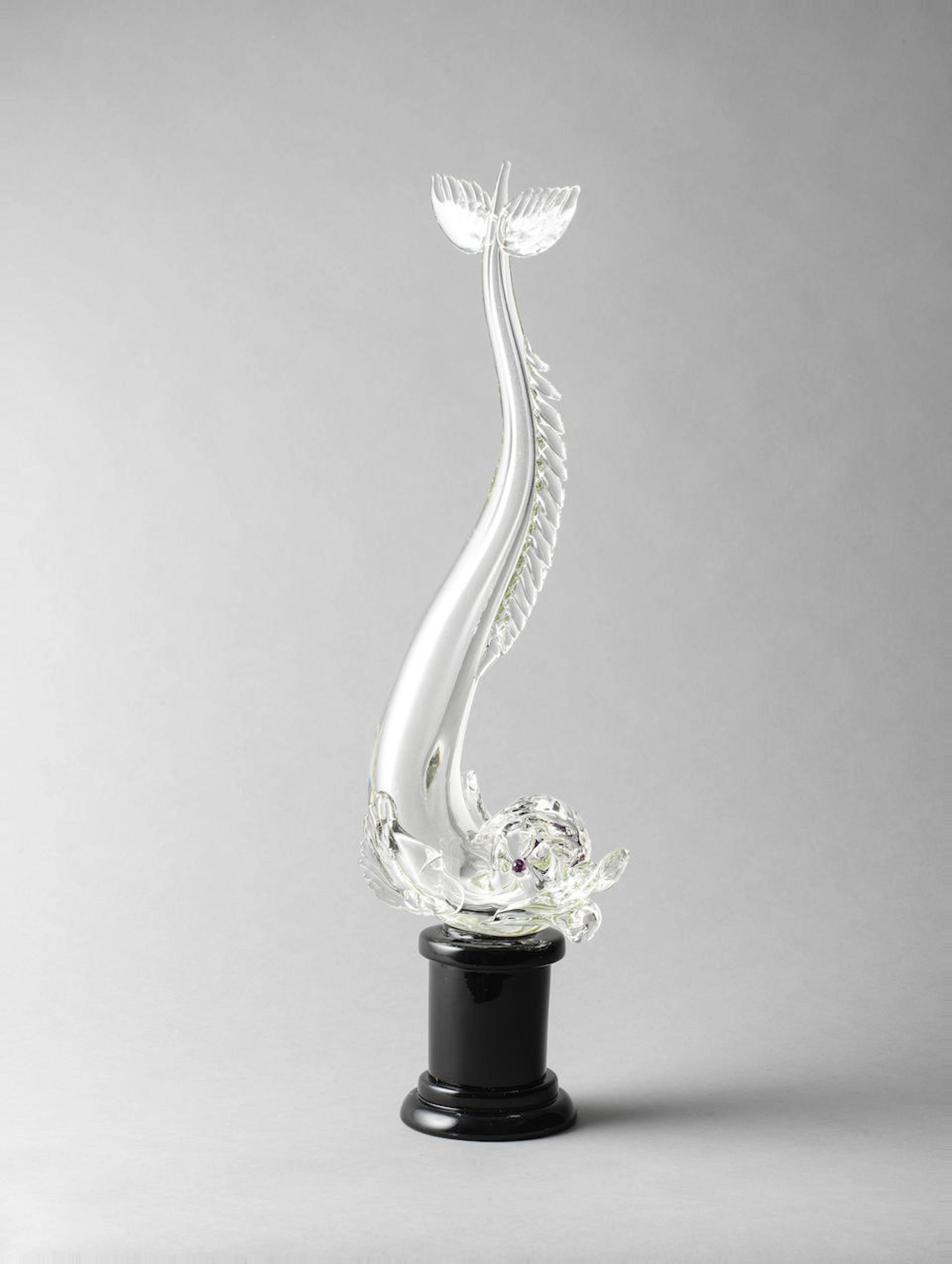 Napoleone Martinuzzi Large dolphin centrepiece, circa 1950