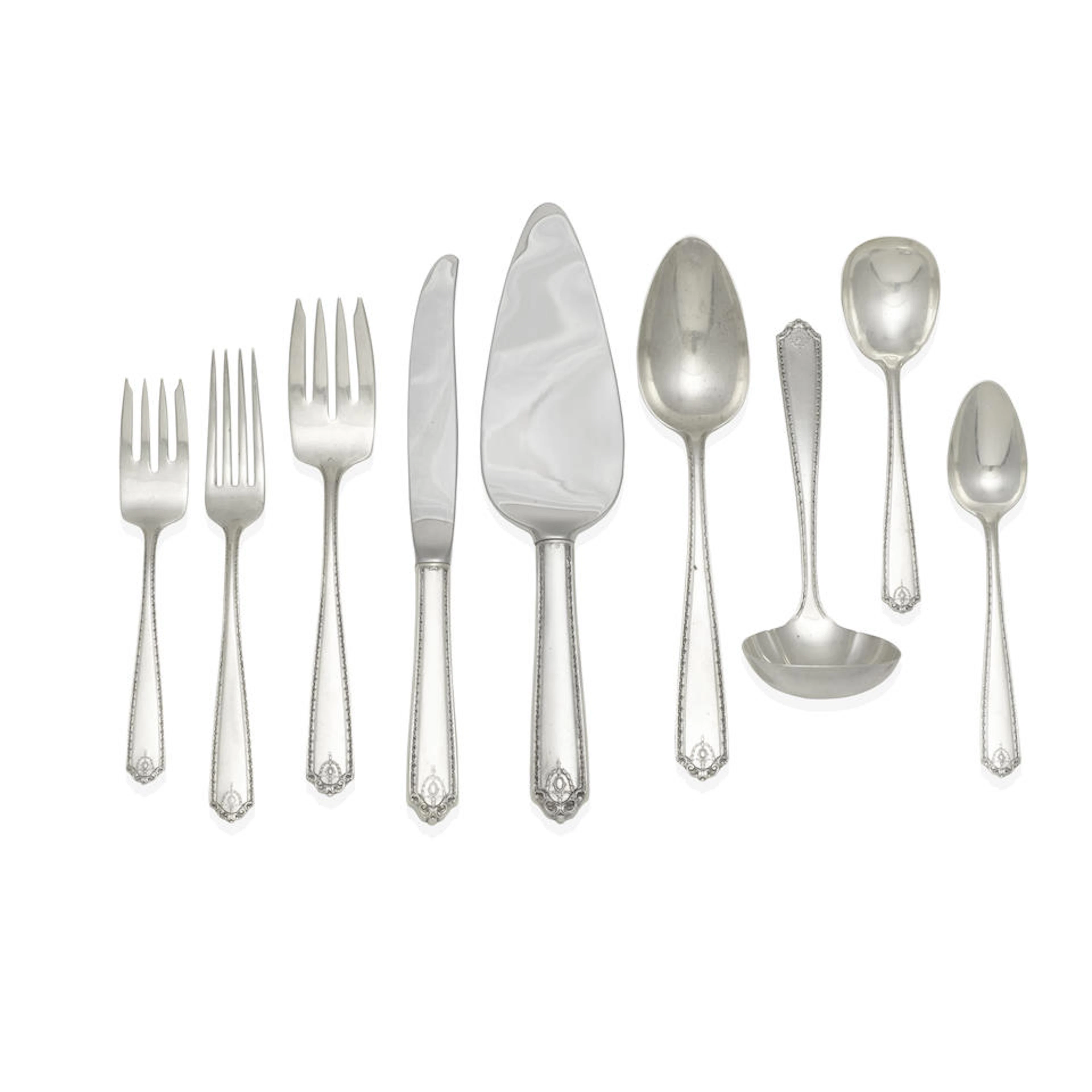 AN AMERICAN STERLING SILVER FLATWARE SERVICE by Westmorland