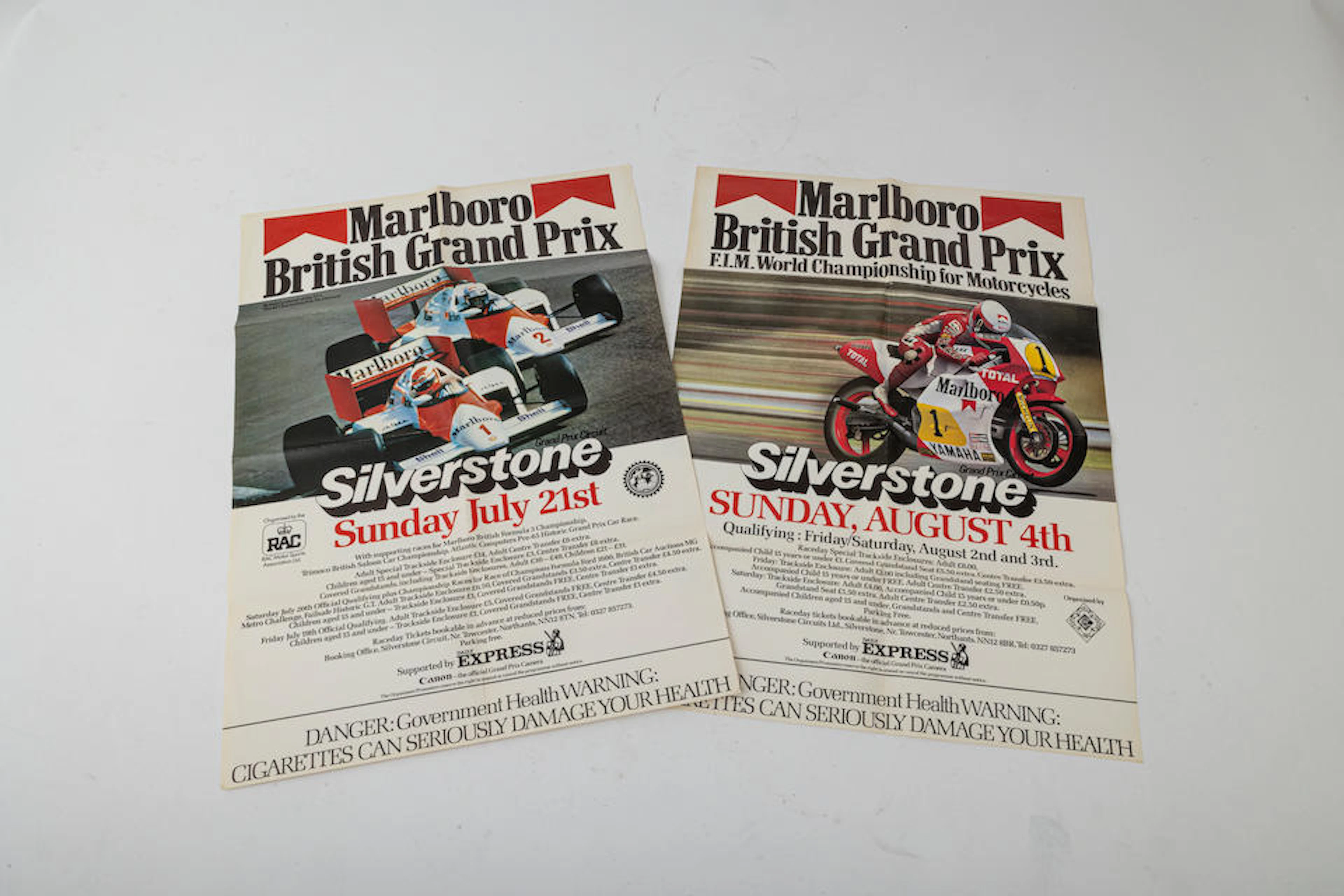 A 1985 Marlboro British Grand Prix poster ((2))