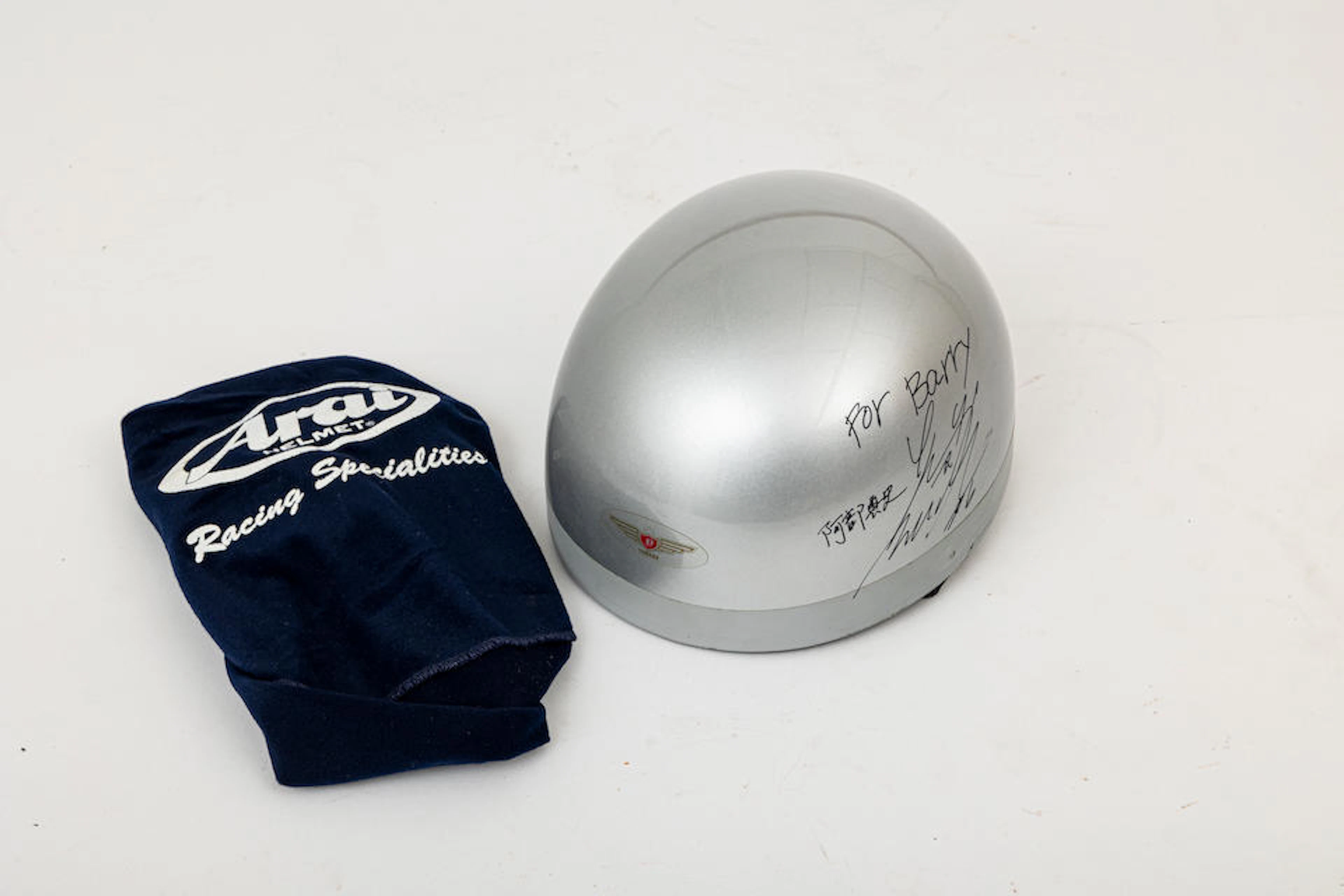 A Yamaha pudding basin helmet