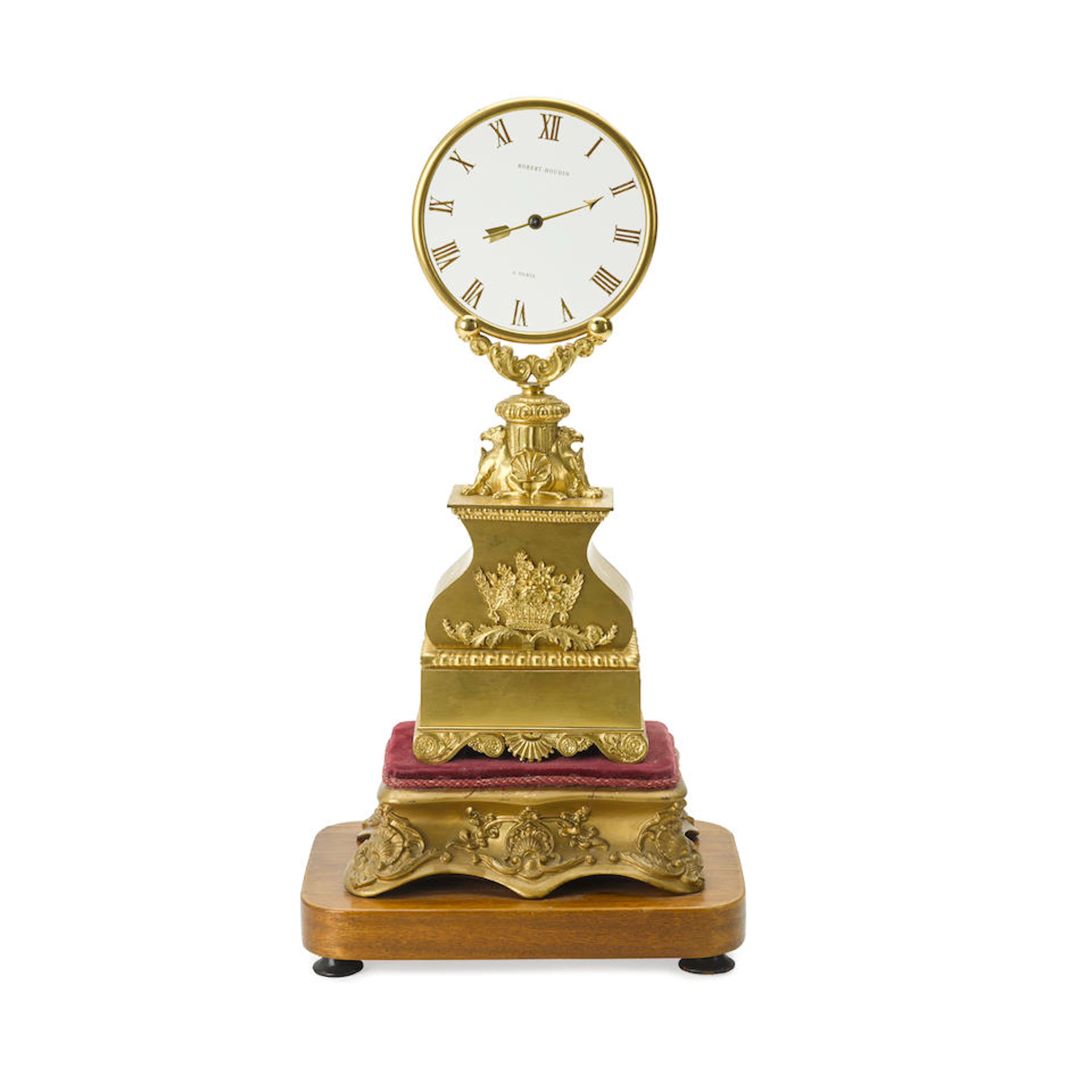 A FRENCH GILT METAL AND BRONZE