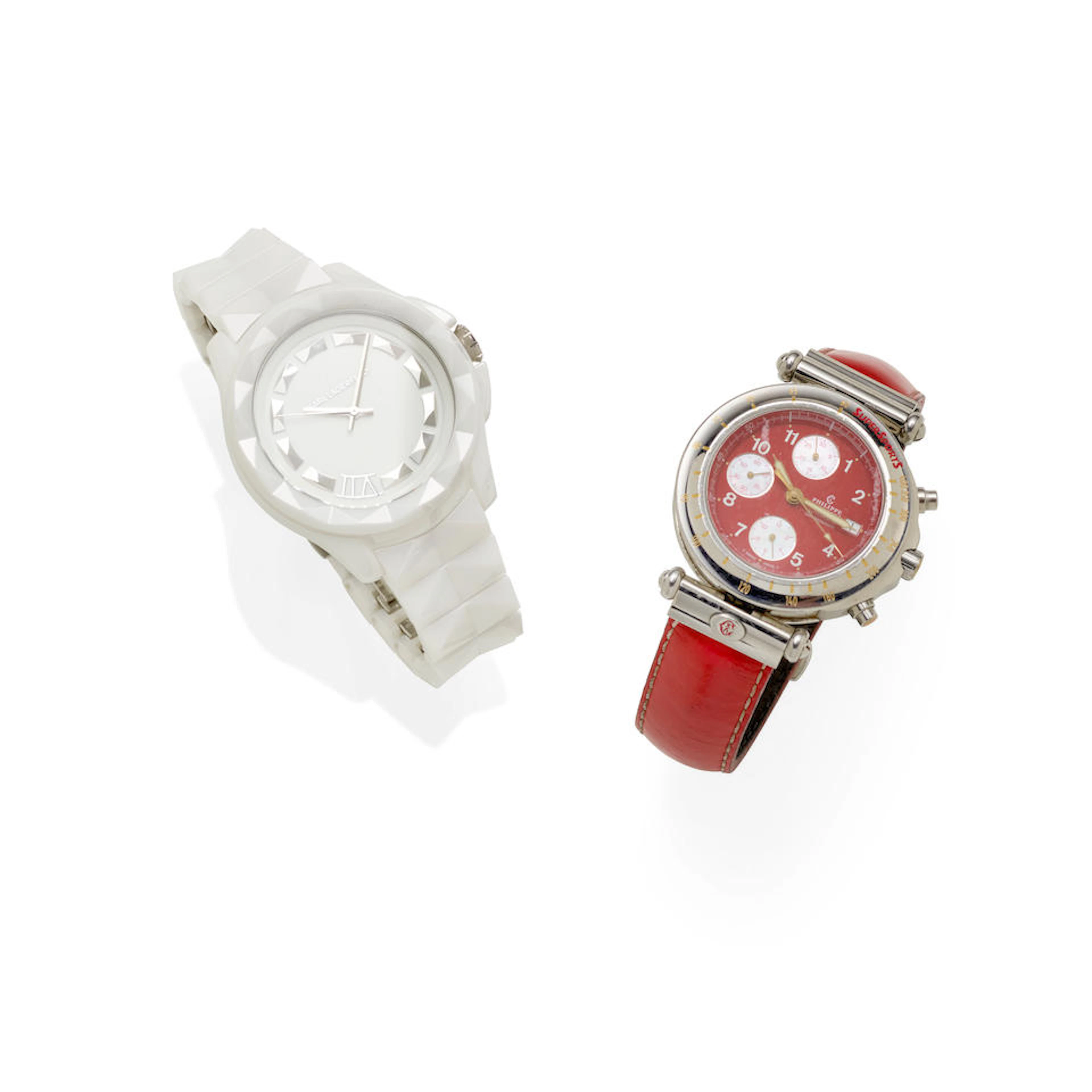 TWO STAINLESS STEEL WRISTWATCHES