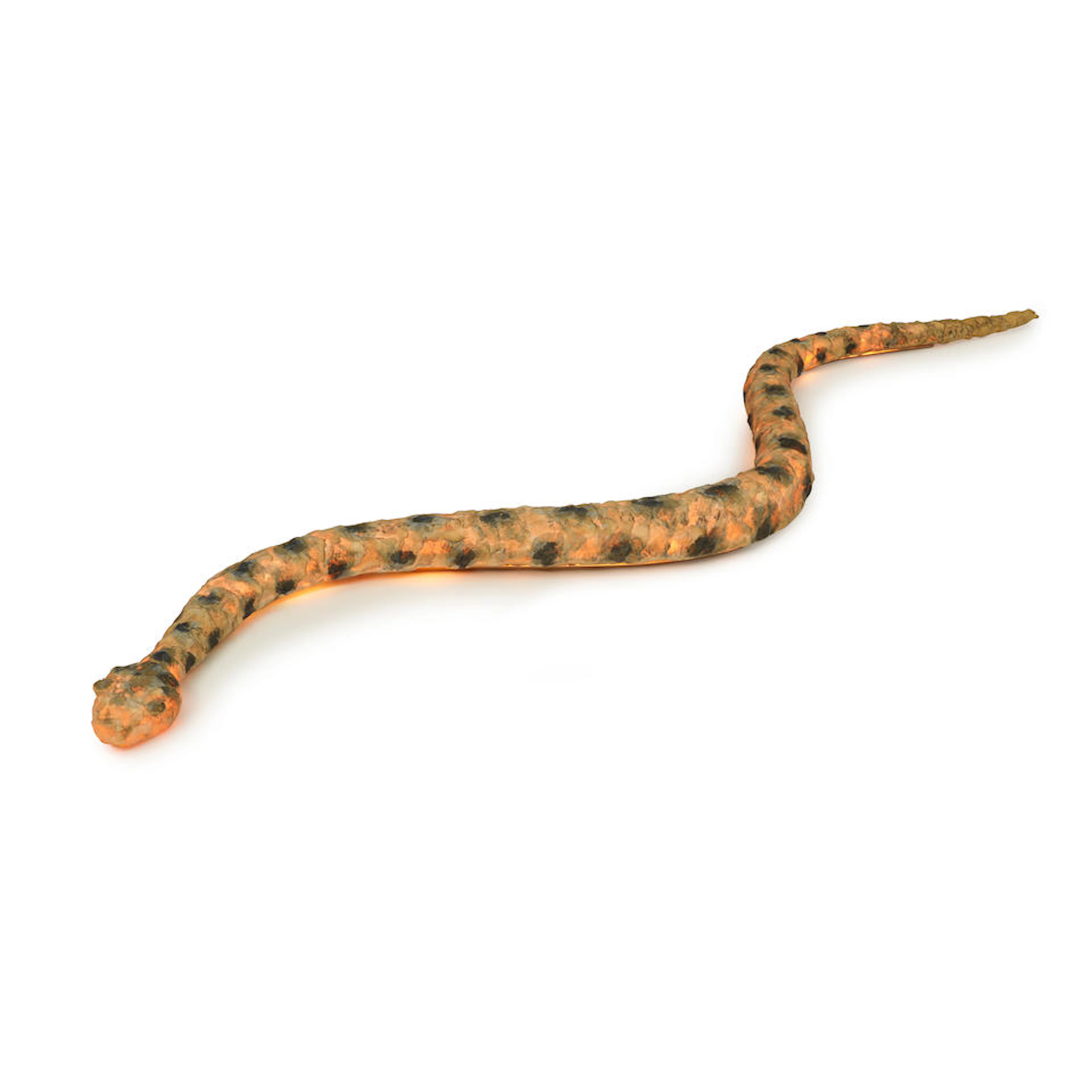 Frank Gehry (born 1929) Snake Lampcirca 1989papier-mâché with gouache