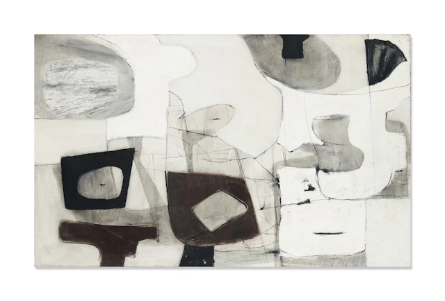 AGNES MARTIN (1912-2004) Autumn Watch 1954