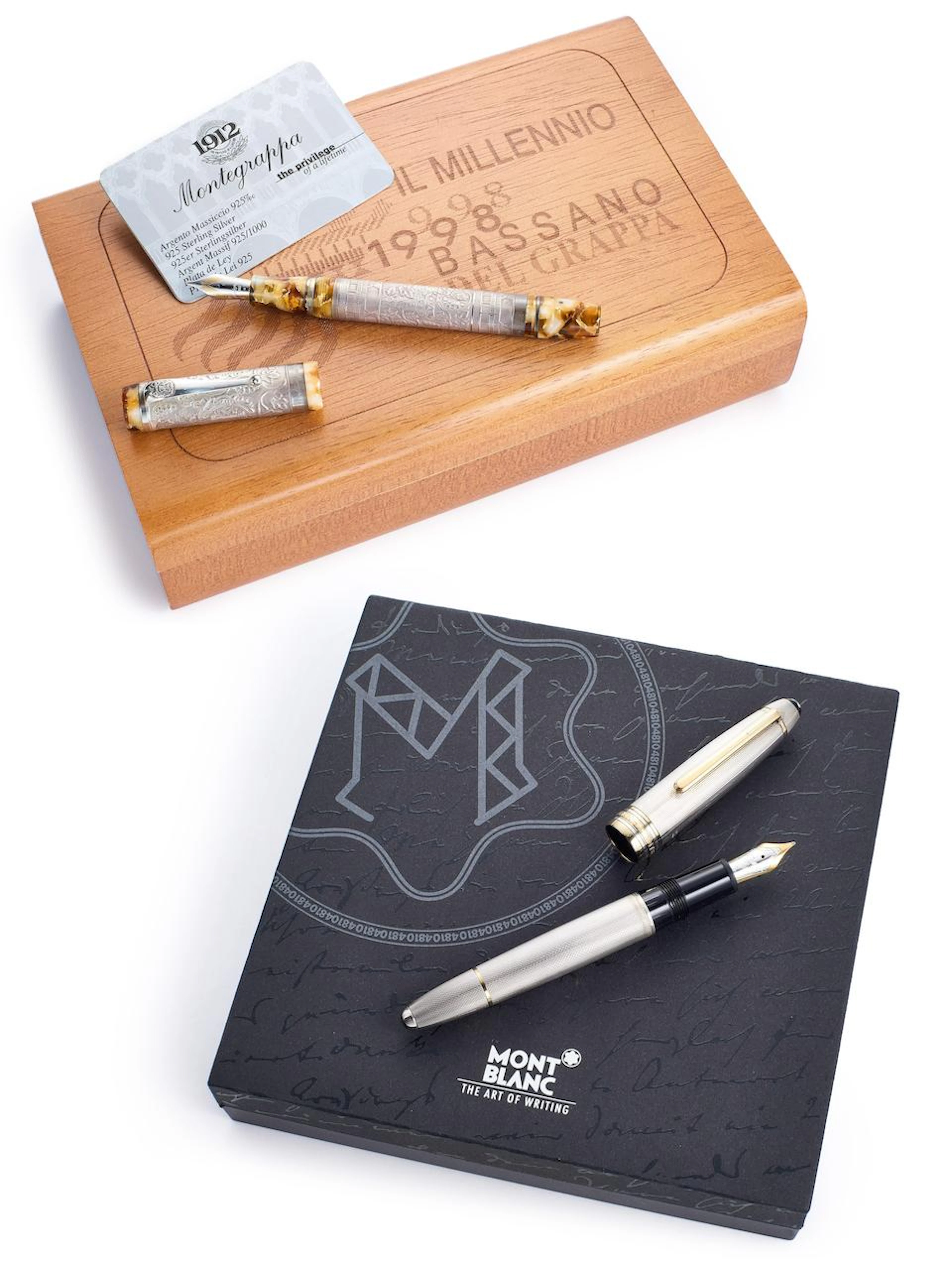 MONTBLANC AND MONTEGRAPPA | A GROUP OF TWO FOUNTAIN PENS