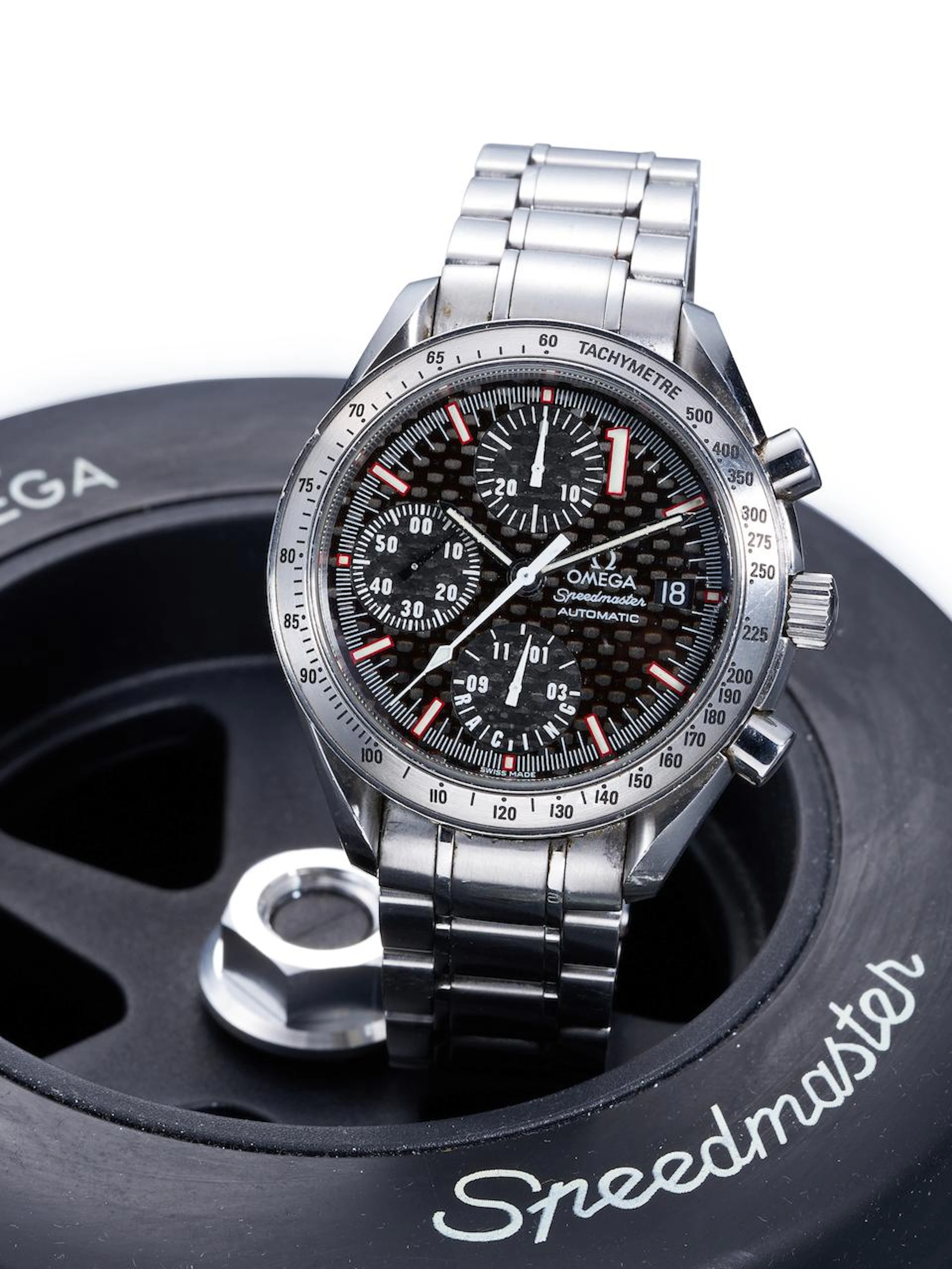 OMEGA | SPEEDMASTER DATE "MICHAEL SCHUMACHER" RACING EDITION