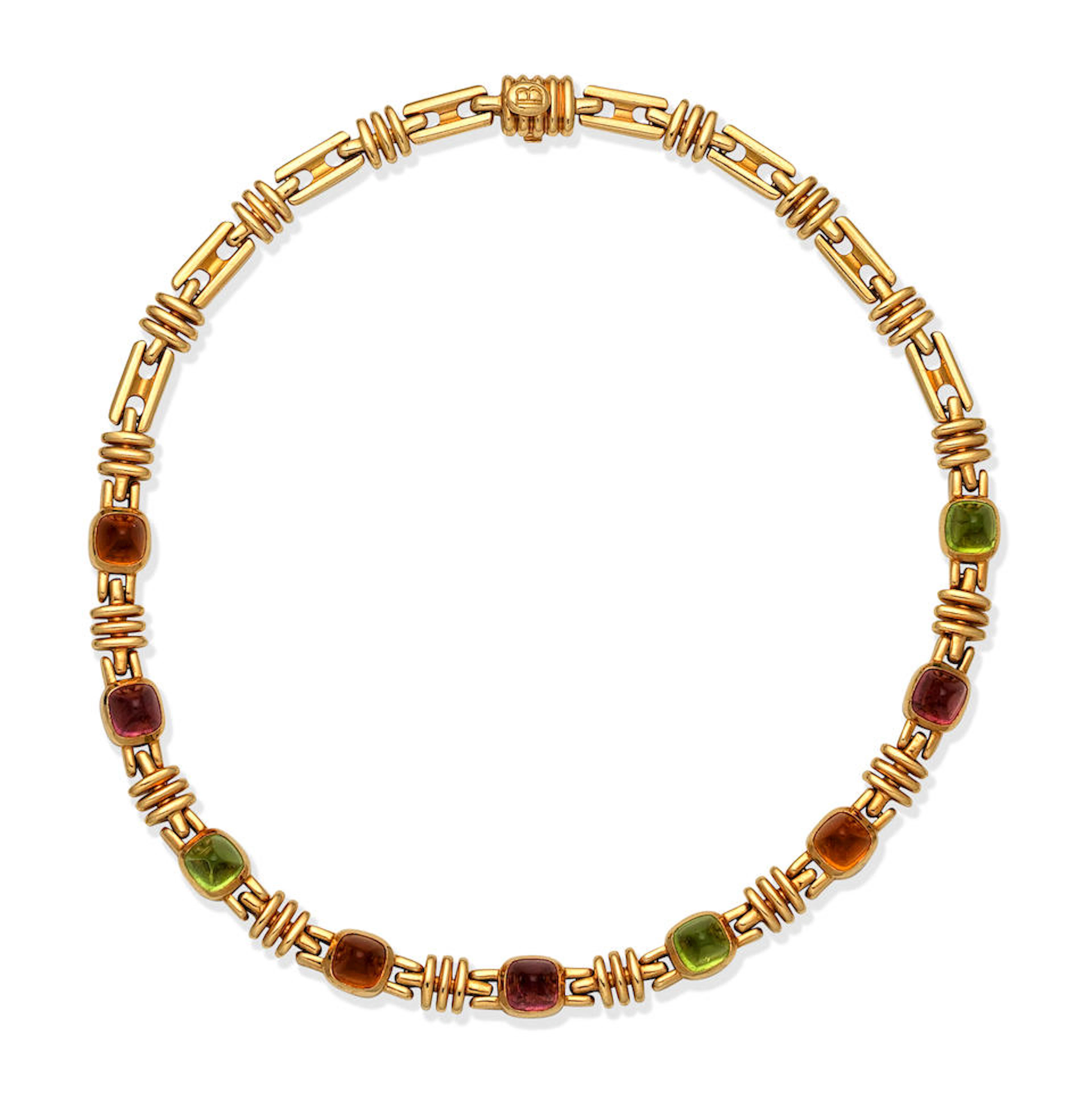 BULGARI: GEM-SET NECKLACE,