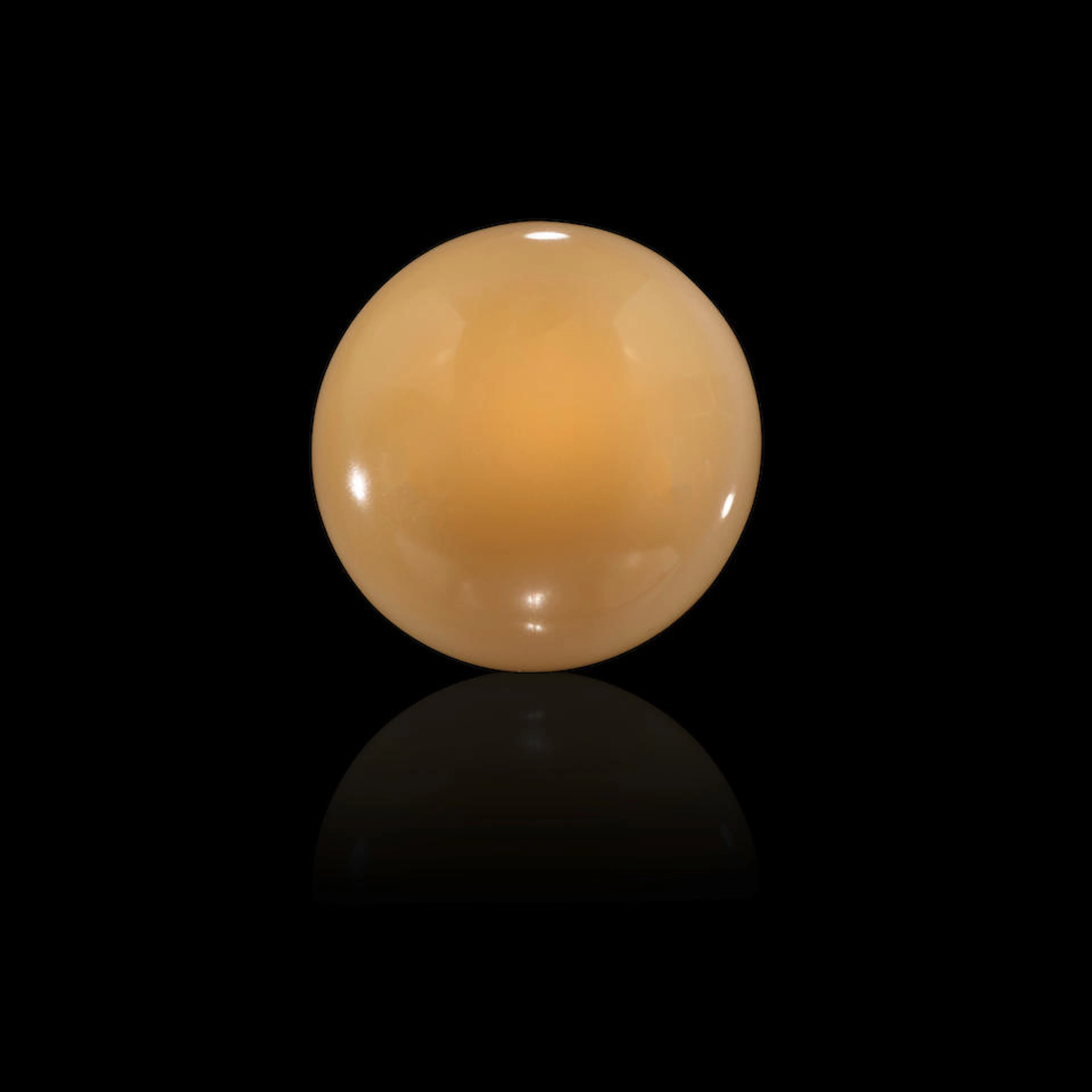 Large Orange Non-Nacreous Pearl--"Melo Pearl"
