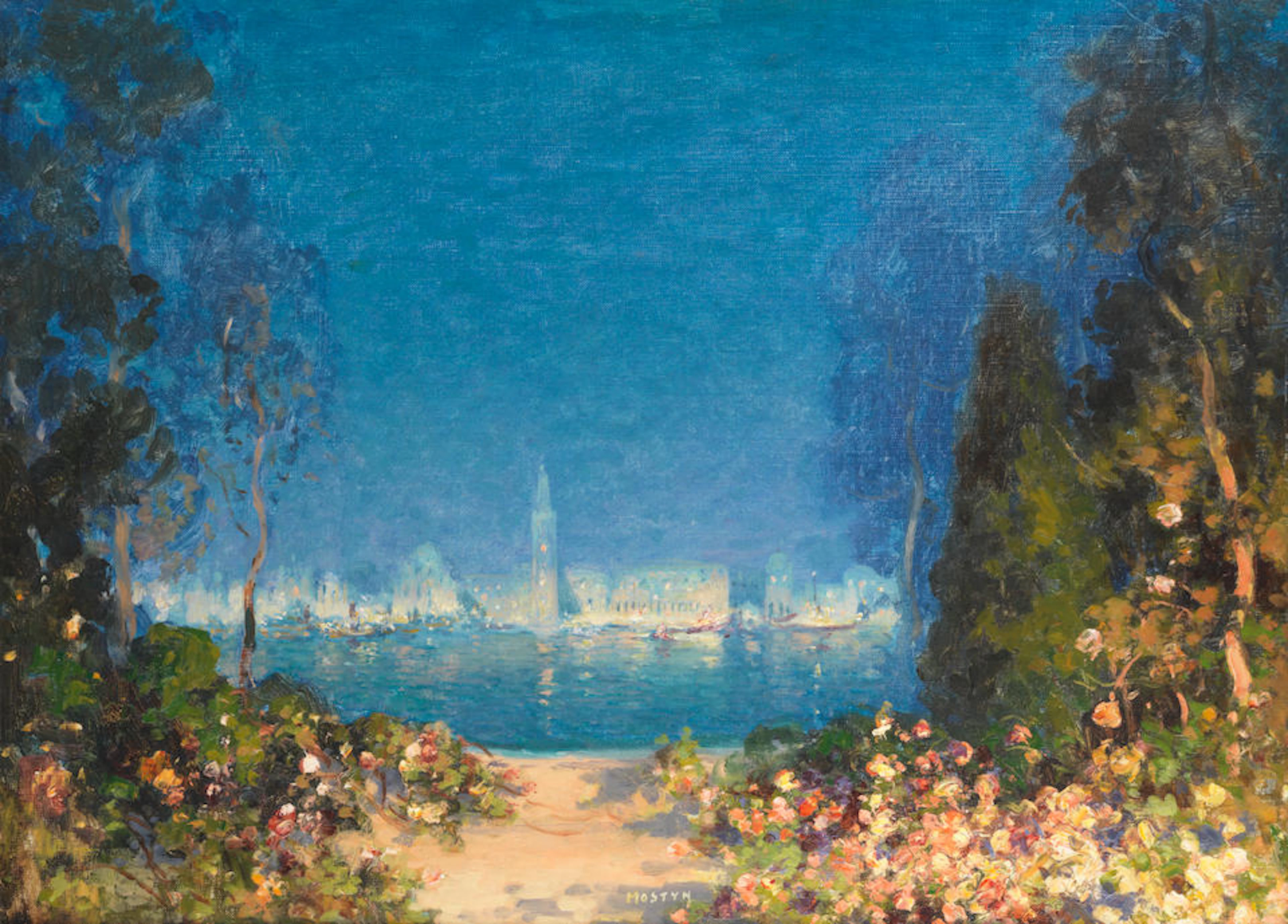 Thomas Edwin Mostyn, ROI, RWA, RCA (British, 1864-1930) The carnival, Venice
