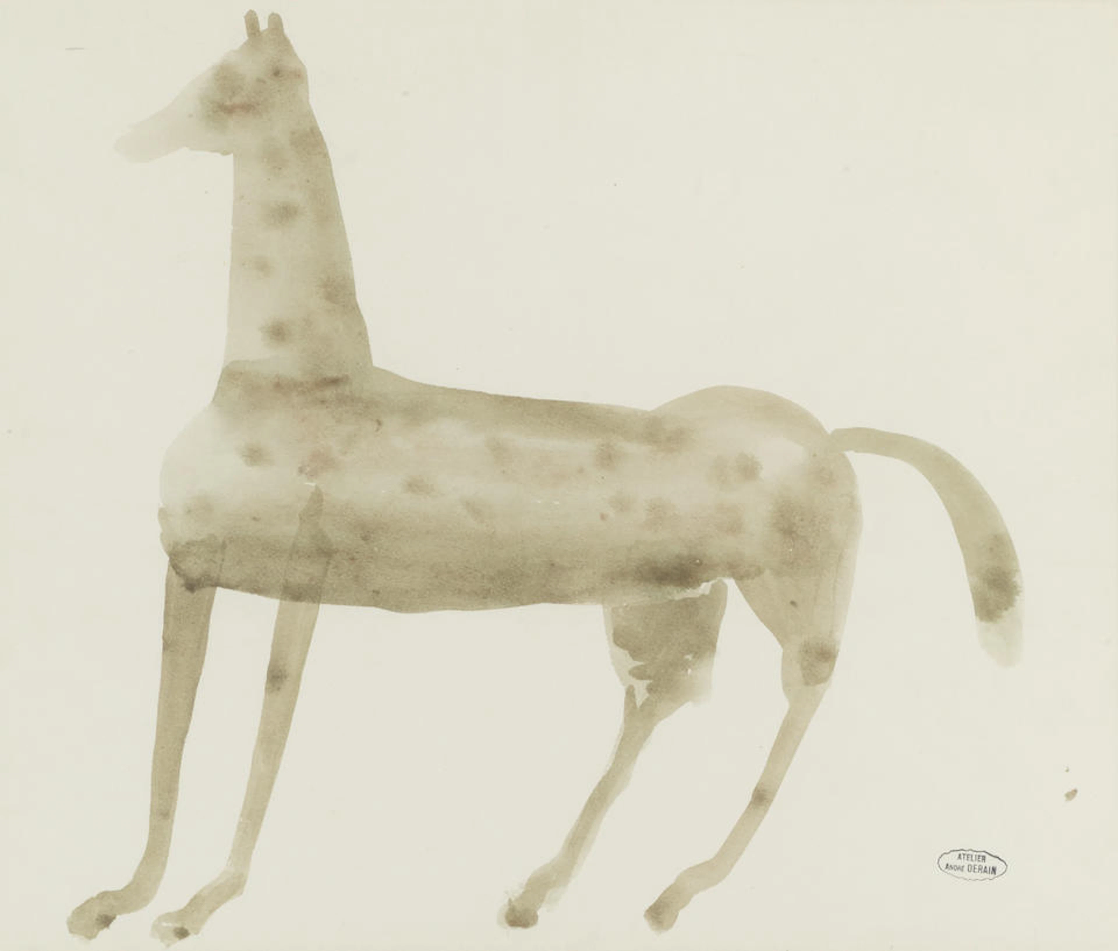 Andre Derain (French, 1880-1954) Portrait of a horse