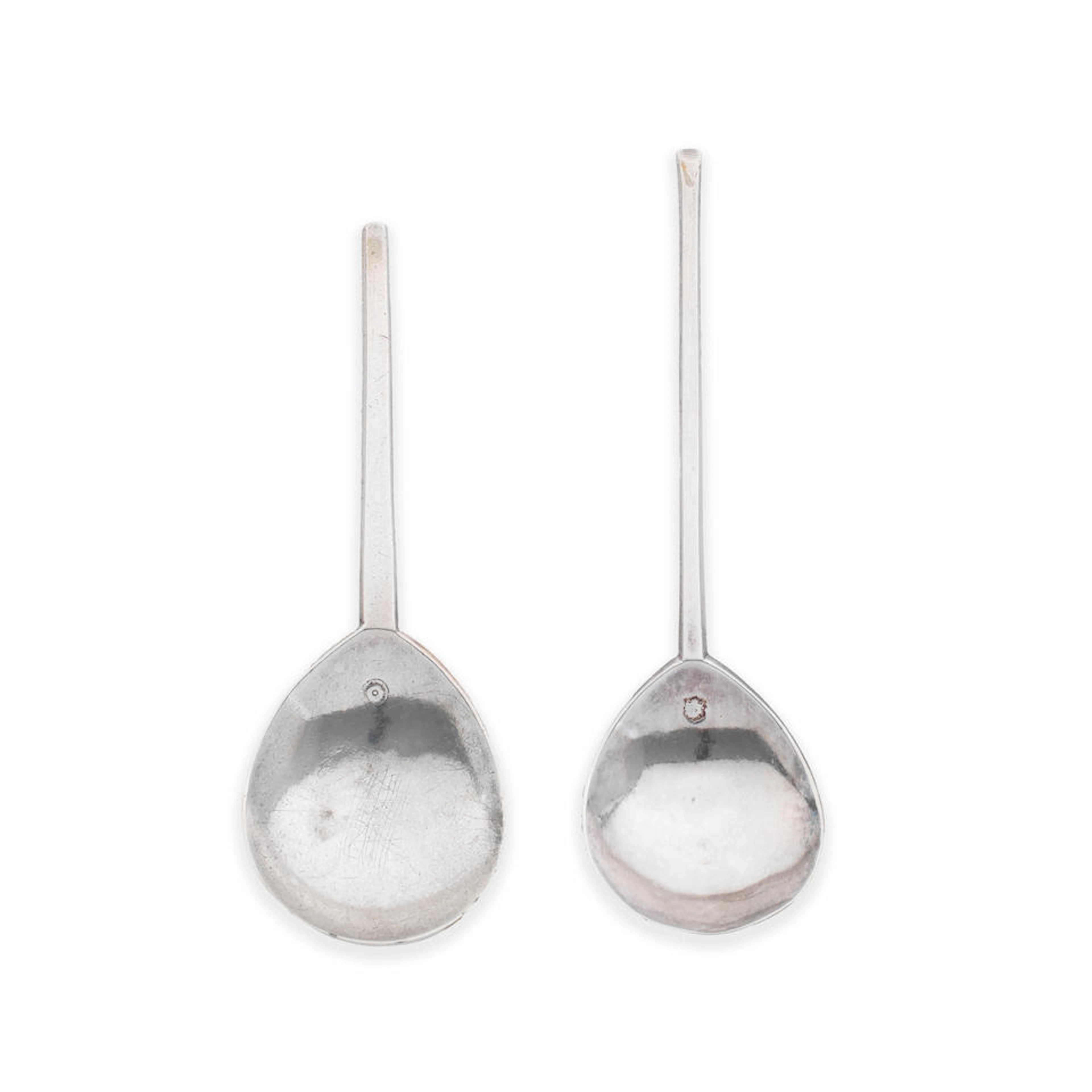 A collection of four early silver spoons (4)