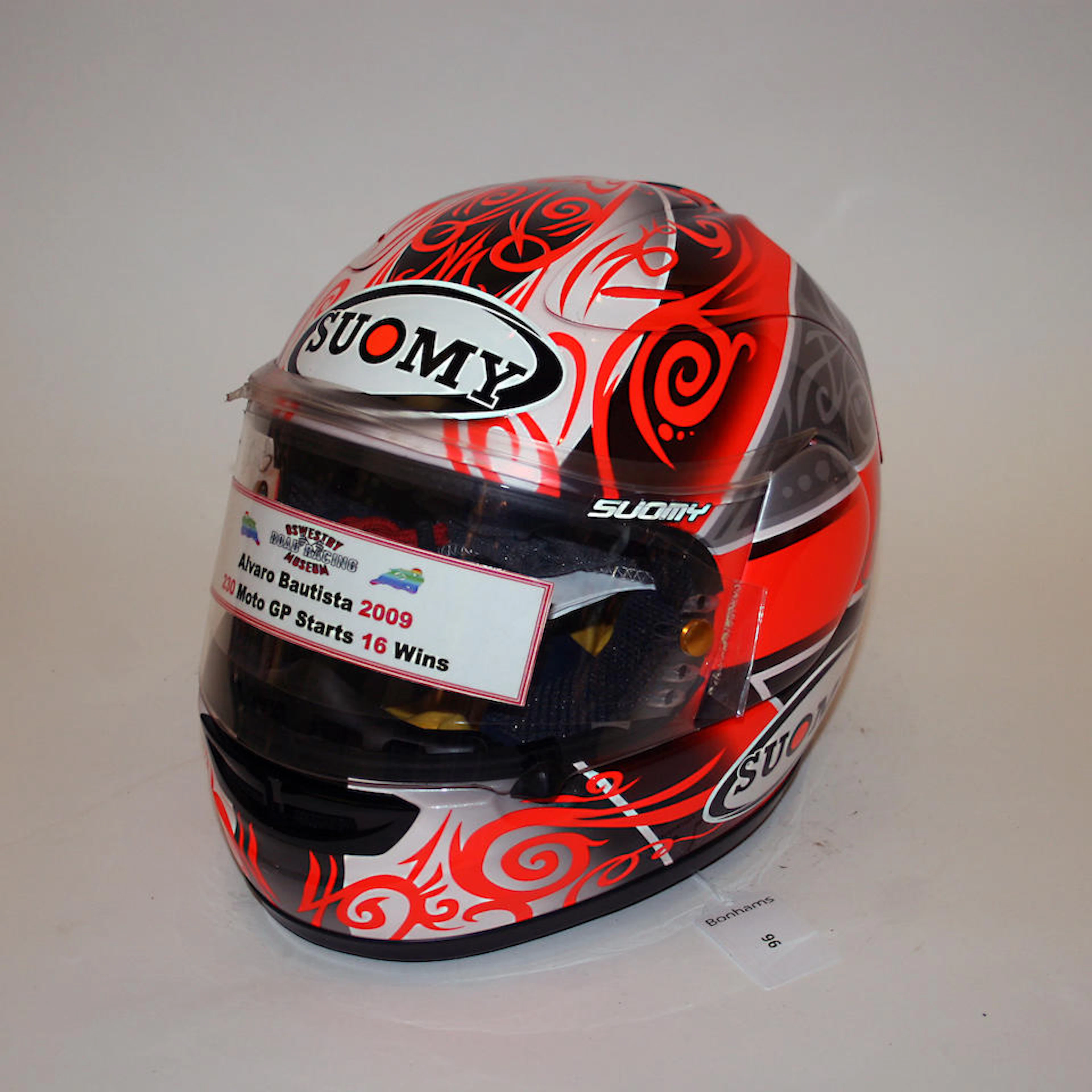 Alvaro Bautista: A signed full-face helmet by Suomy, 2009 ((2))