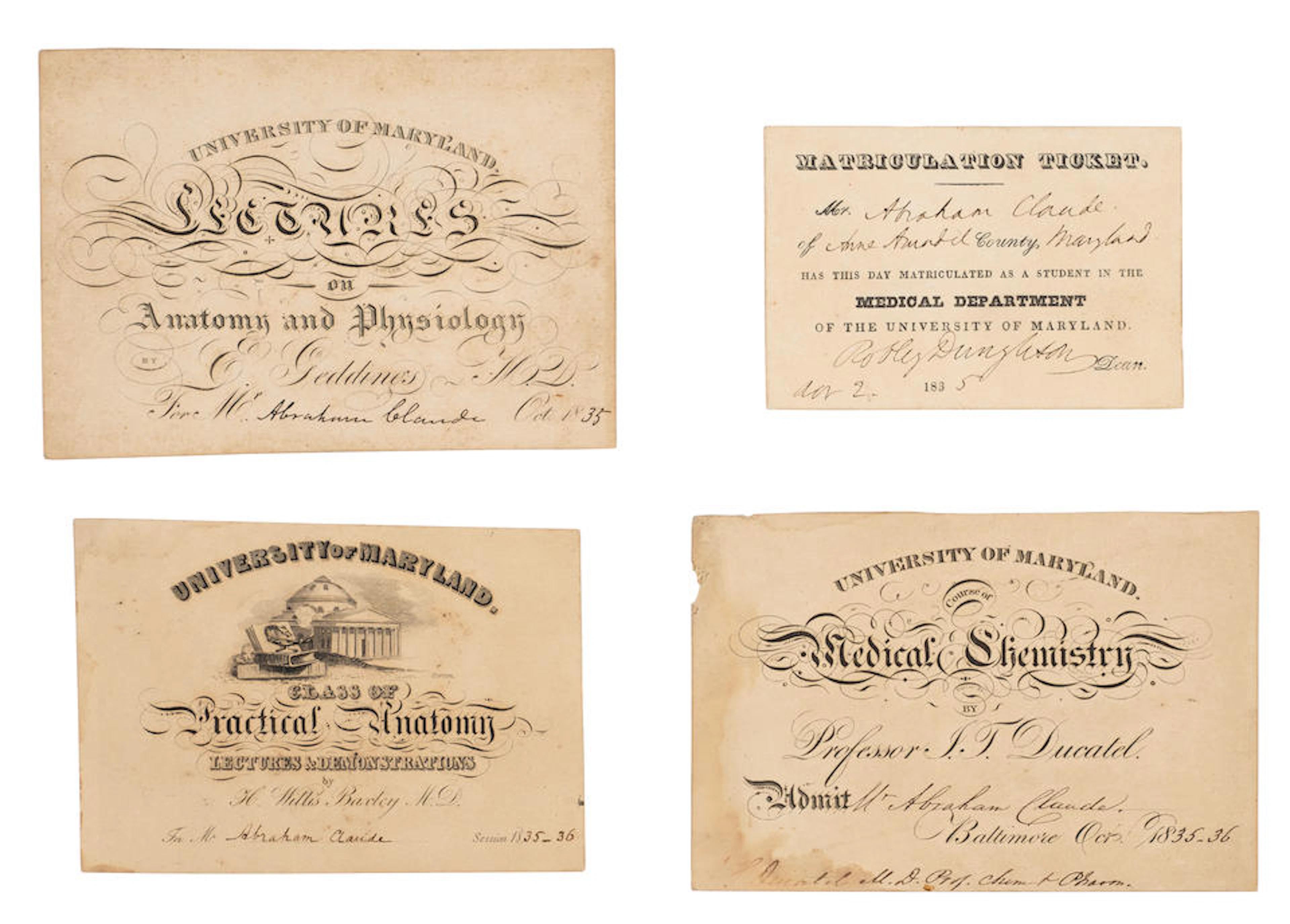 LECTURE TICKETS