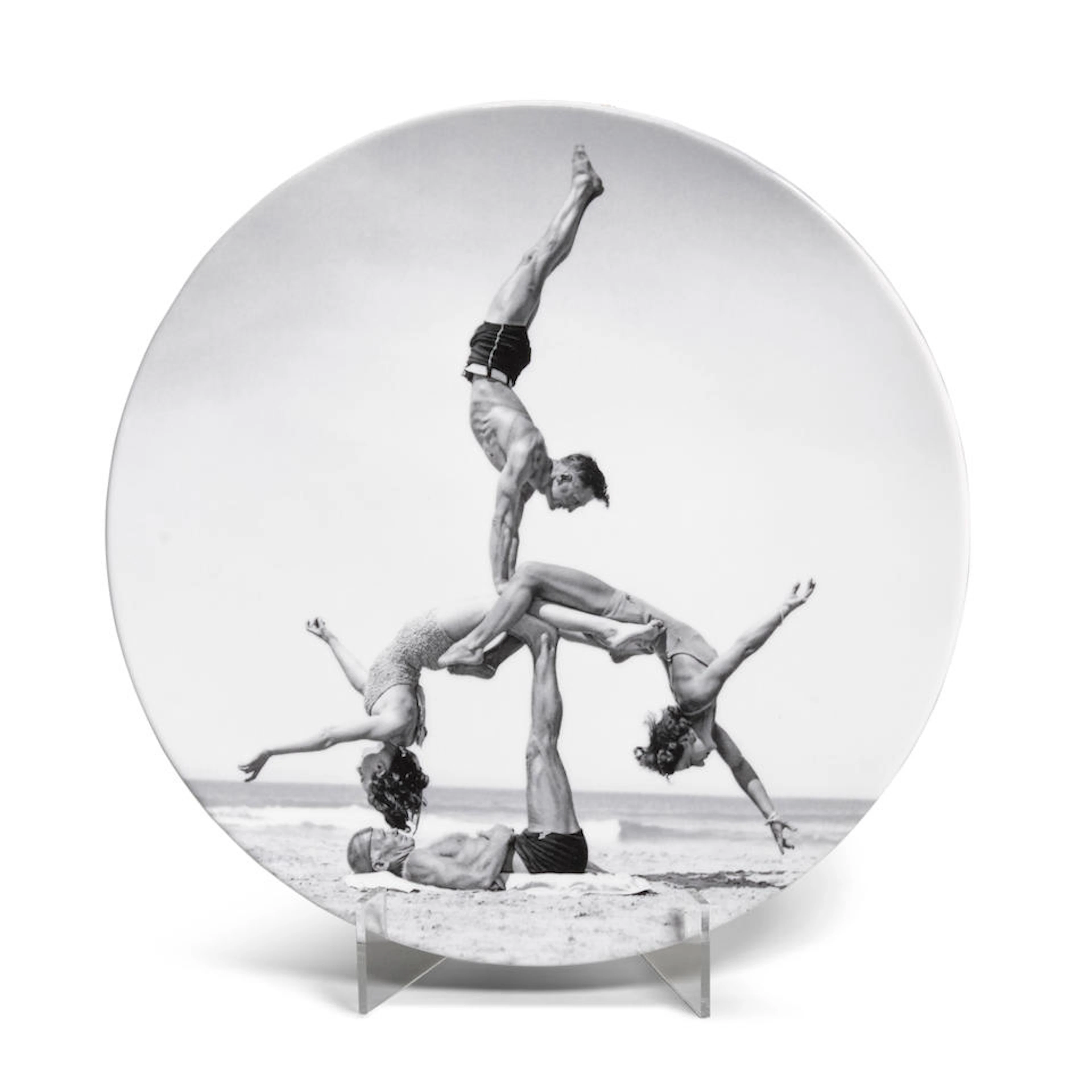 Jeff Koons (B. 1955); WOW (Works on Whatever) Plate;