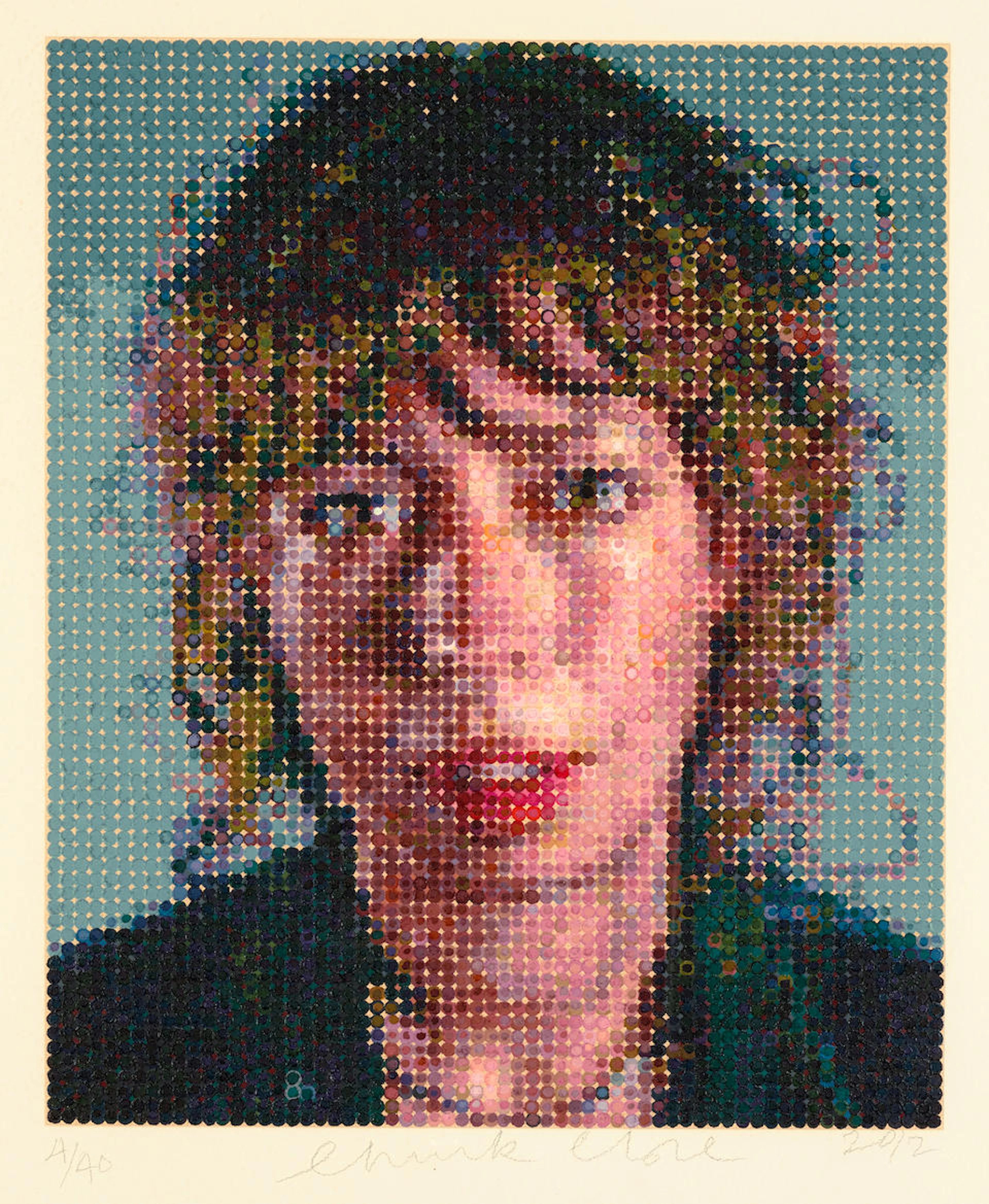 Chuck Close (1940-2021); Cecily;