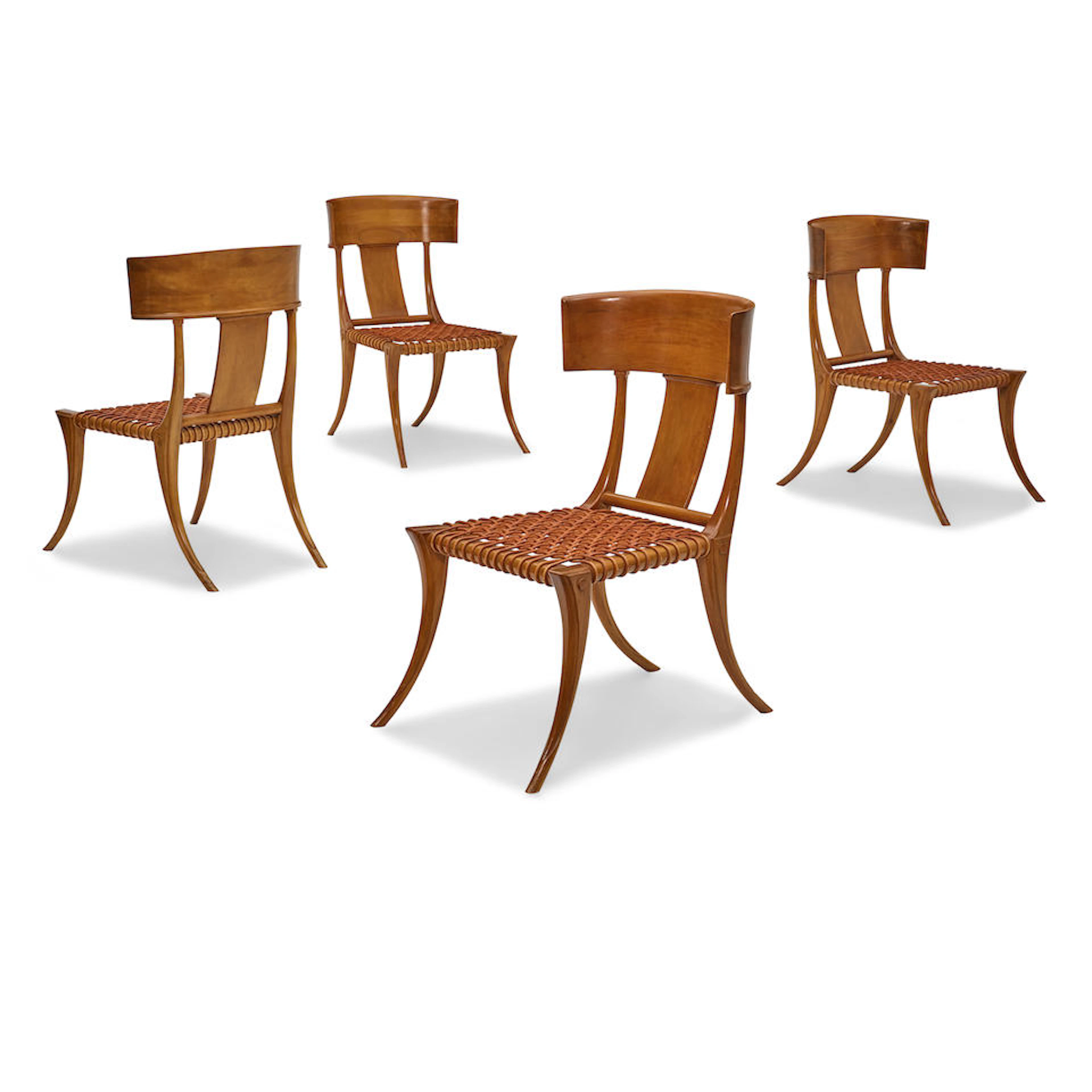 T.H. ROBSJOHN-GIBBINGS (1905-1976) Set of Four Klismos...