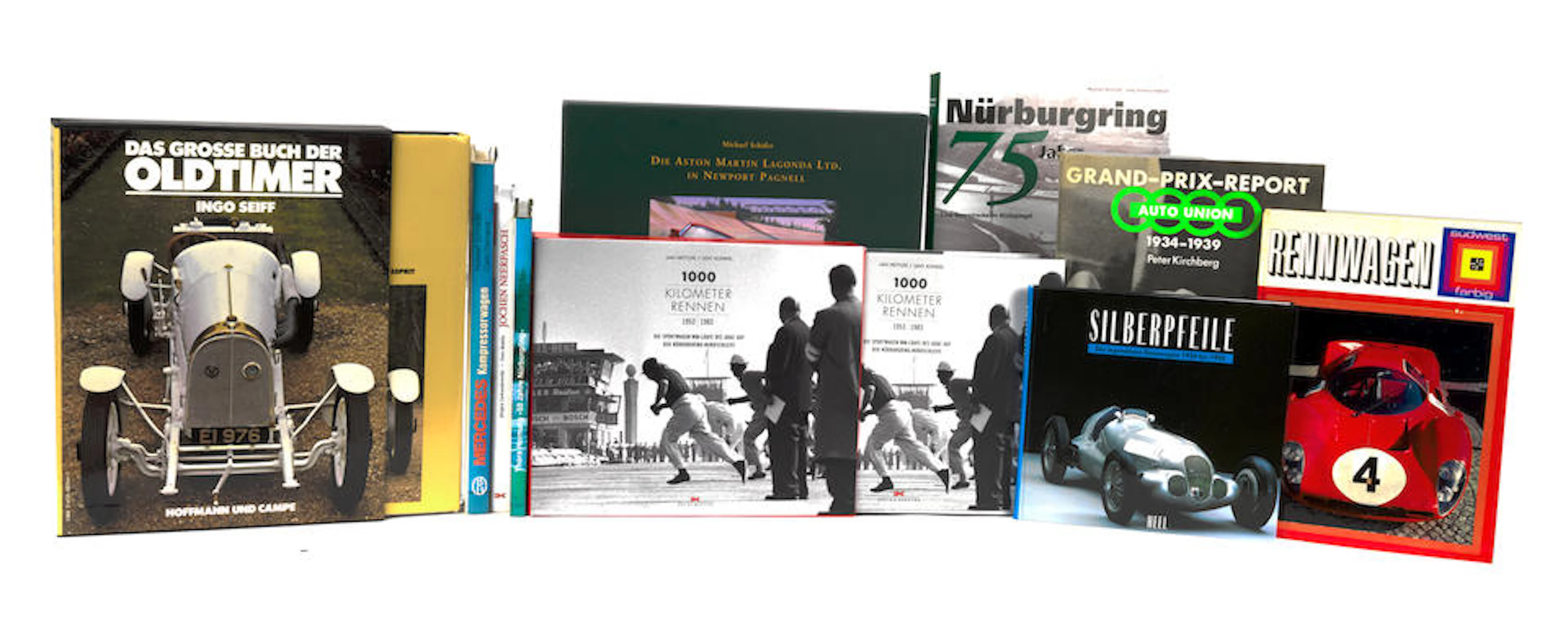 Ten assorted German text motoring books, ((10))